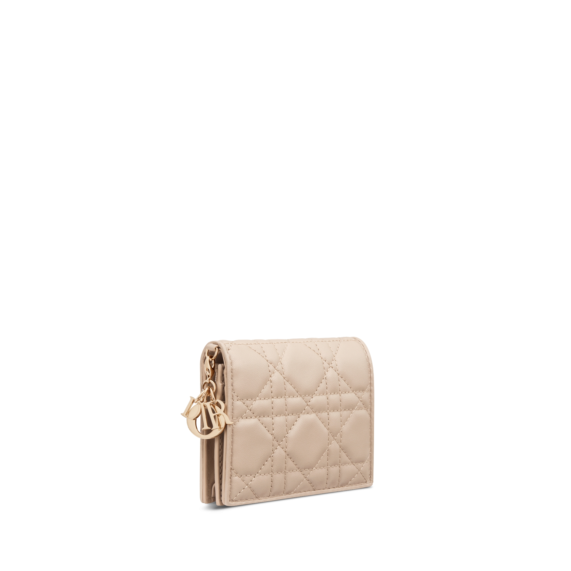 Mini Lady Dior Gardenia Wallet