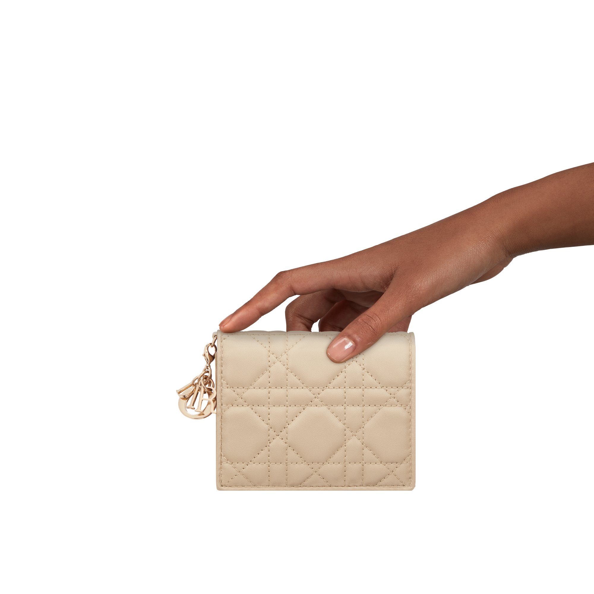 Portafoglio mini Gardenia Lady Dior aria_detailedView