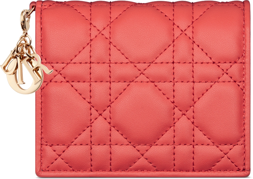 Lady dior lambskin wallet price best sale