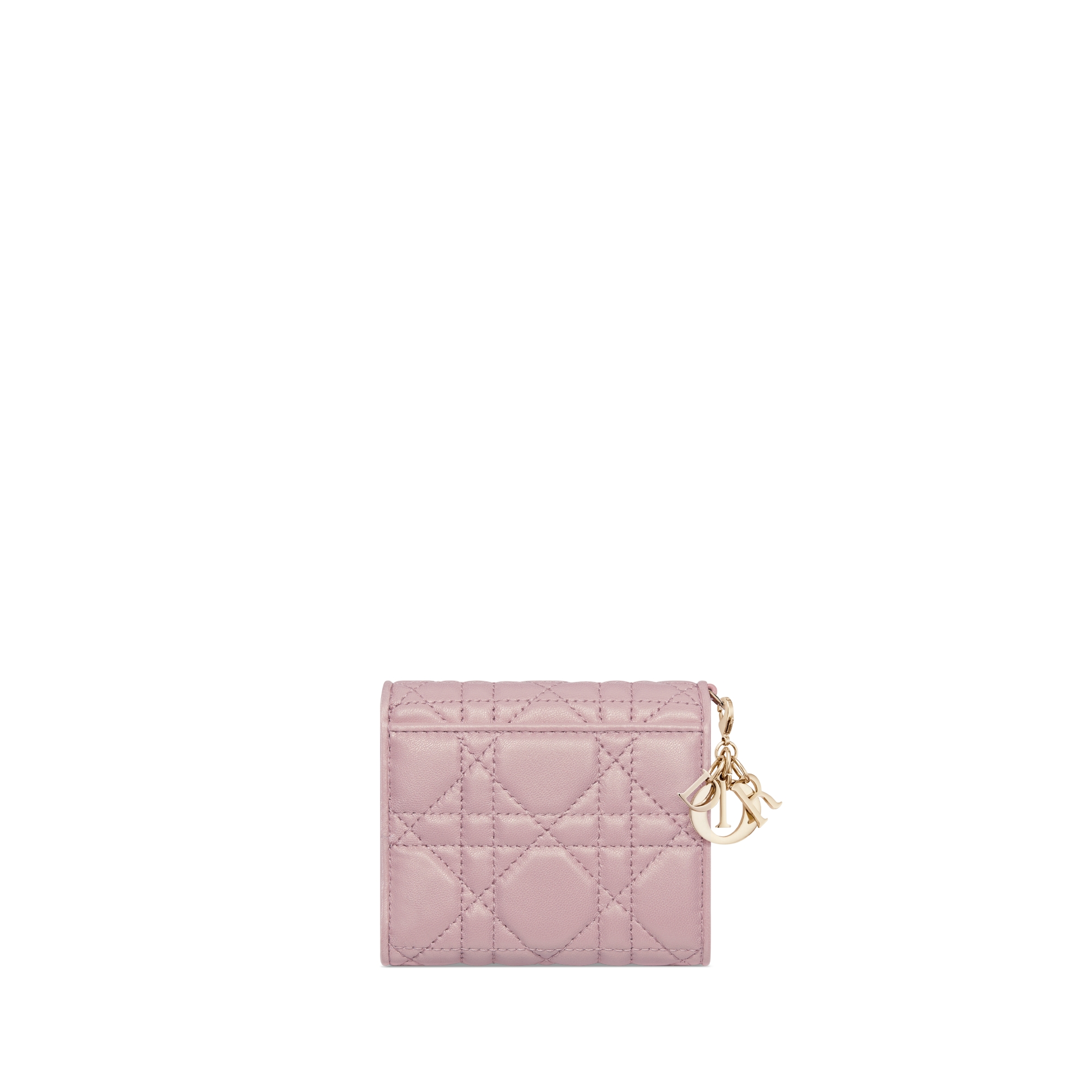 【日本限定】Lady Dior Lotus ウォレット カナージュ ラムスキン E08