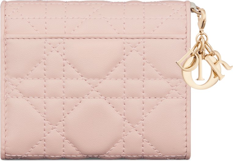 DIOR | Lady Dior Lotus ウォレット カナージュ ラムスキン