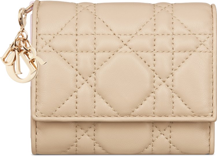 Lady Dior Lotus 銀包 aria_frontView