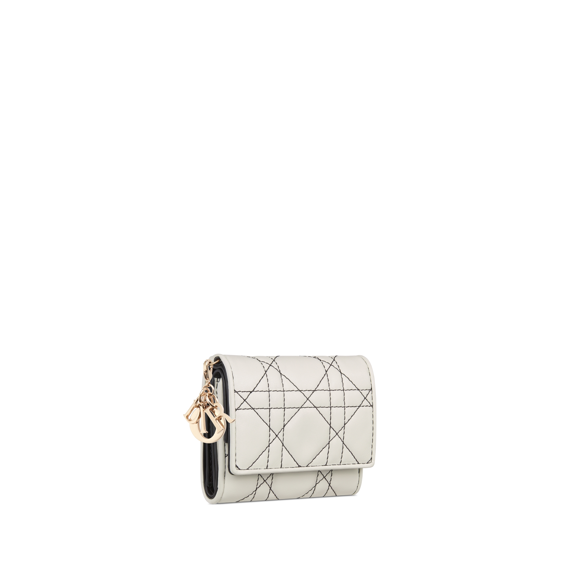 【日本限定】Lady Dior Lotus ウォレット カナージュ ラムスキン E03