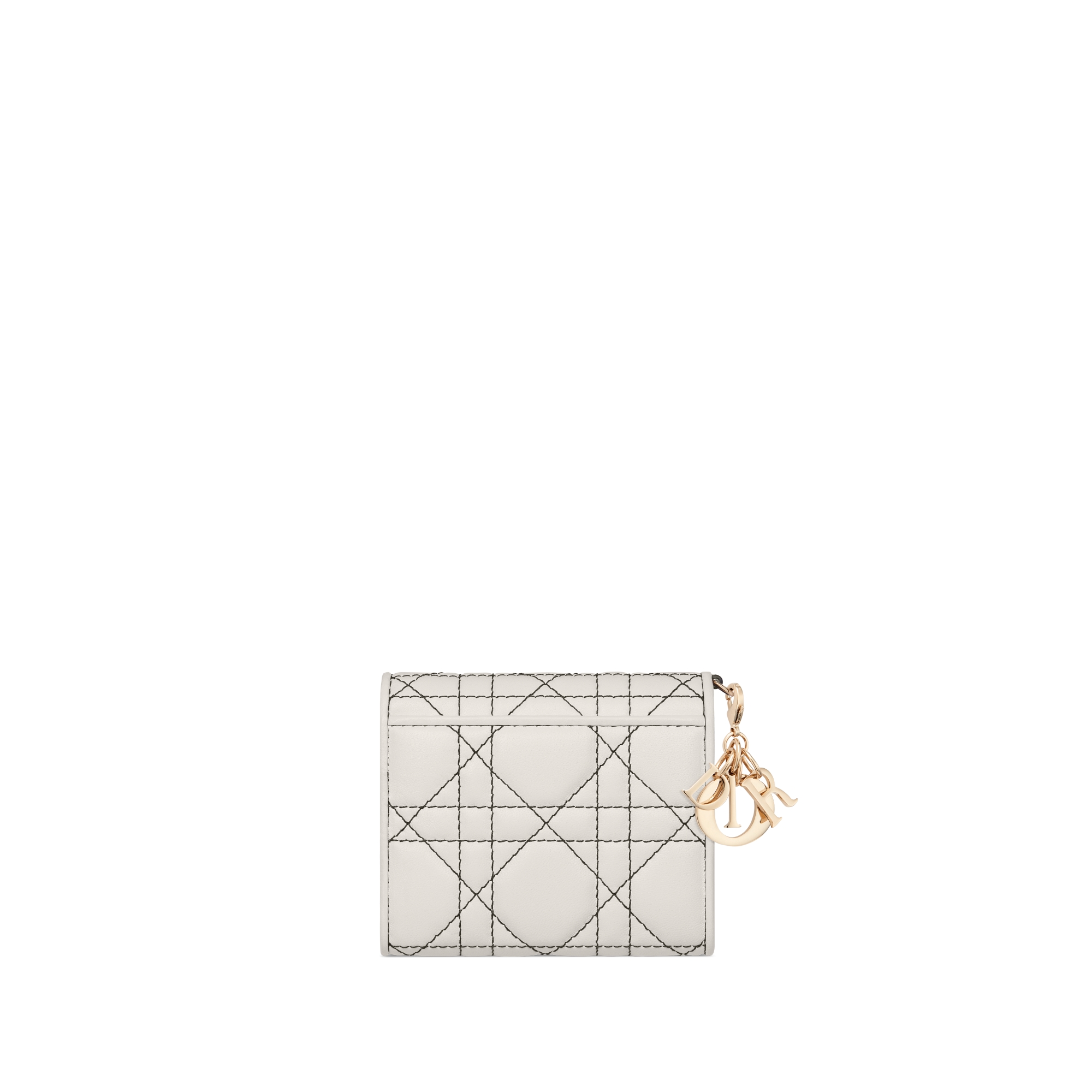 【日本限定】Lady Dior Lotus ウォレット カナージュ ラムスキン E08