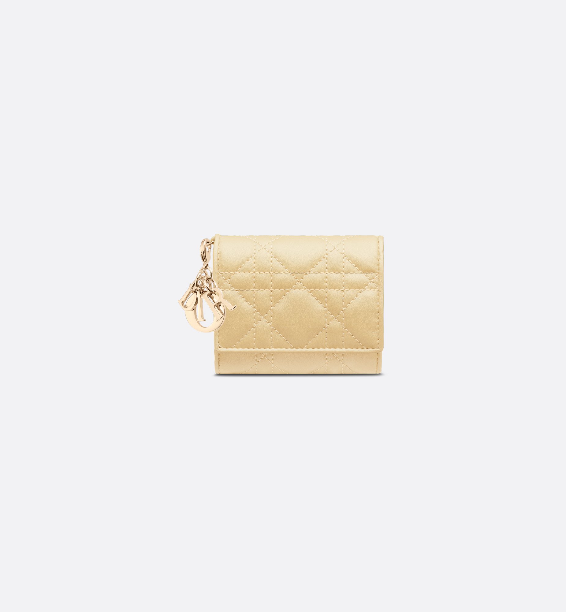 DIOR | Lady Dior ロータスウォレット カナージュ ラムスキン DIOR | Lady Dior ロータスウォレット カナージュ ラムスキン