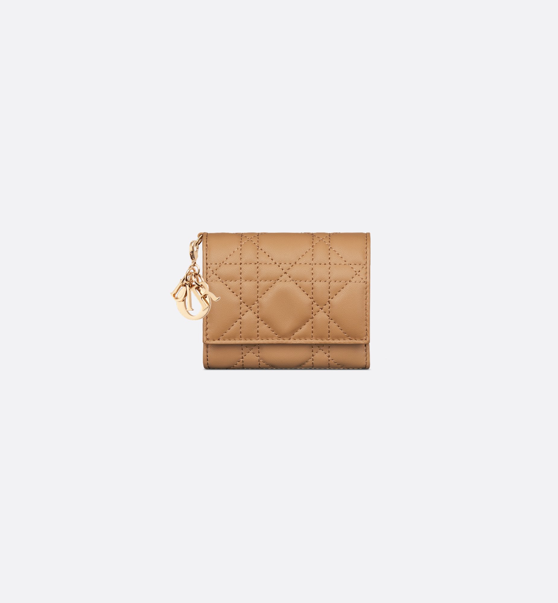 DIOR | Lady Dior ロータスウォレット カナージュ ラムスキン DIOR | Lady Dior ロータスウォレット カナージュ ラムスキン