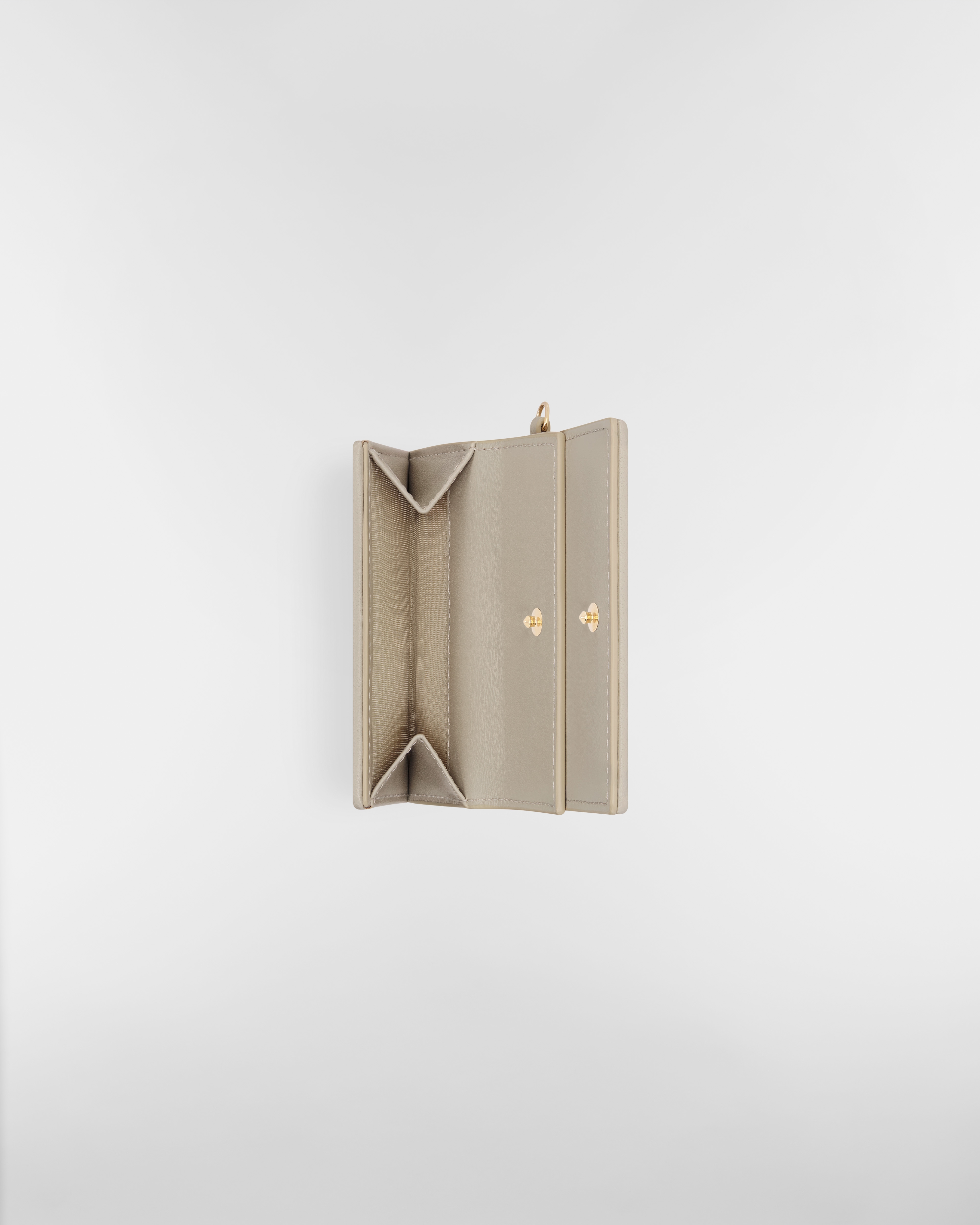 Lady Dior Lotus Wallet Rope Beige Cannage Lambskin E06