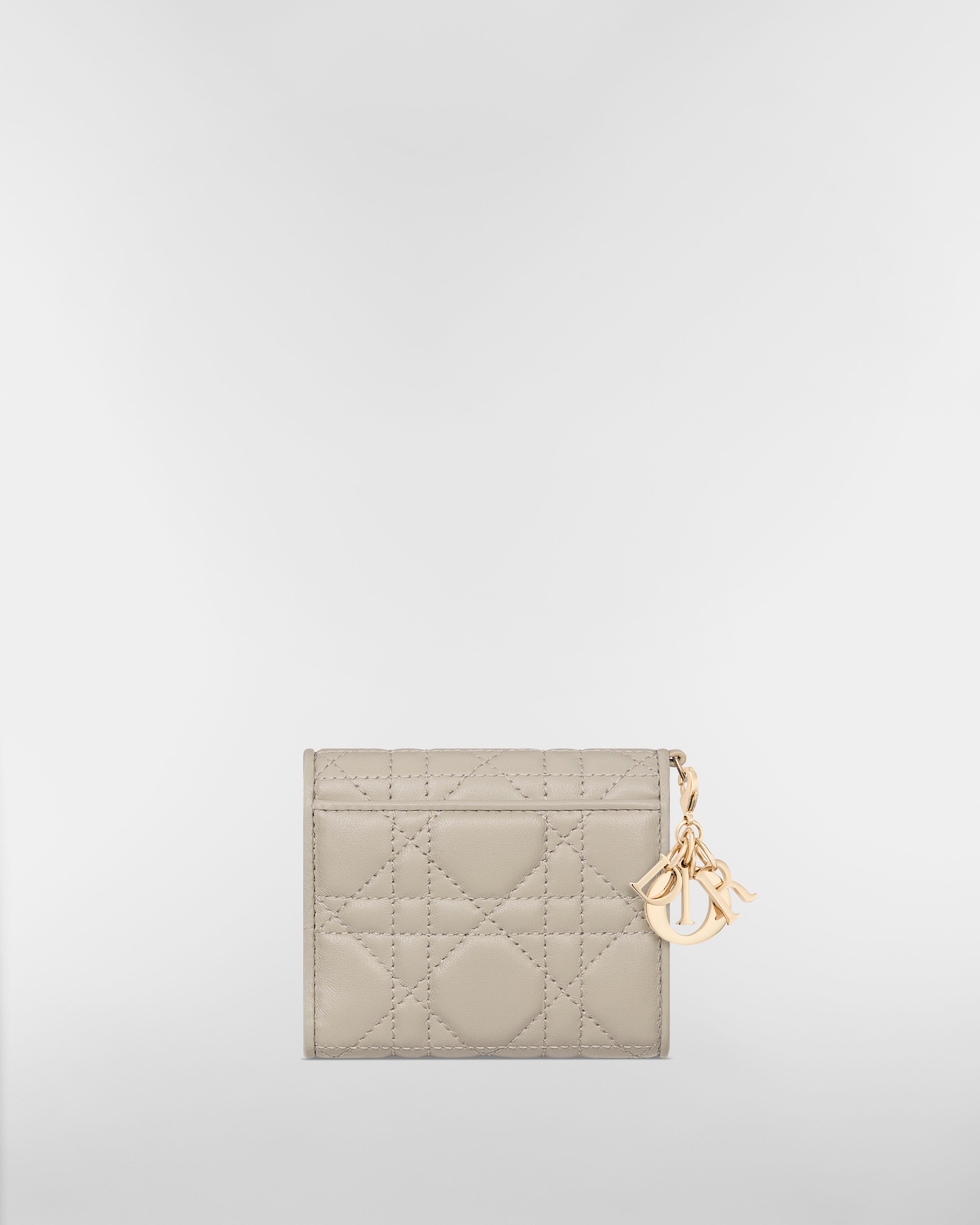 【日本限定】Lady Dior Lotus ウォレット カナージュ ラムスキン E08