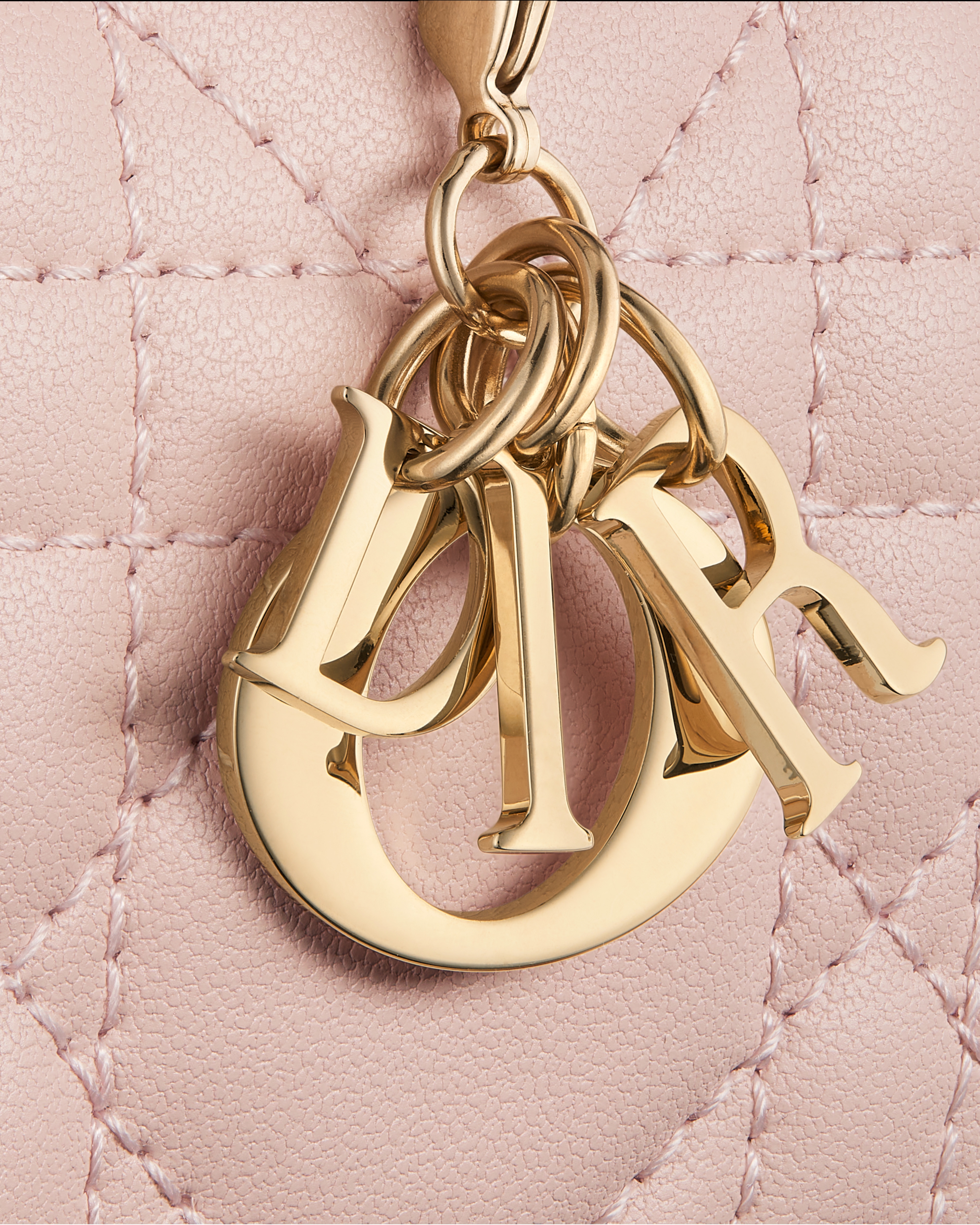 Lady Dior Lotus Wallet Powder Pink Cannage Lambskin E09