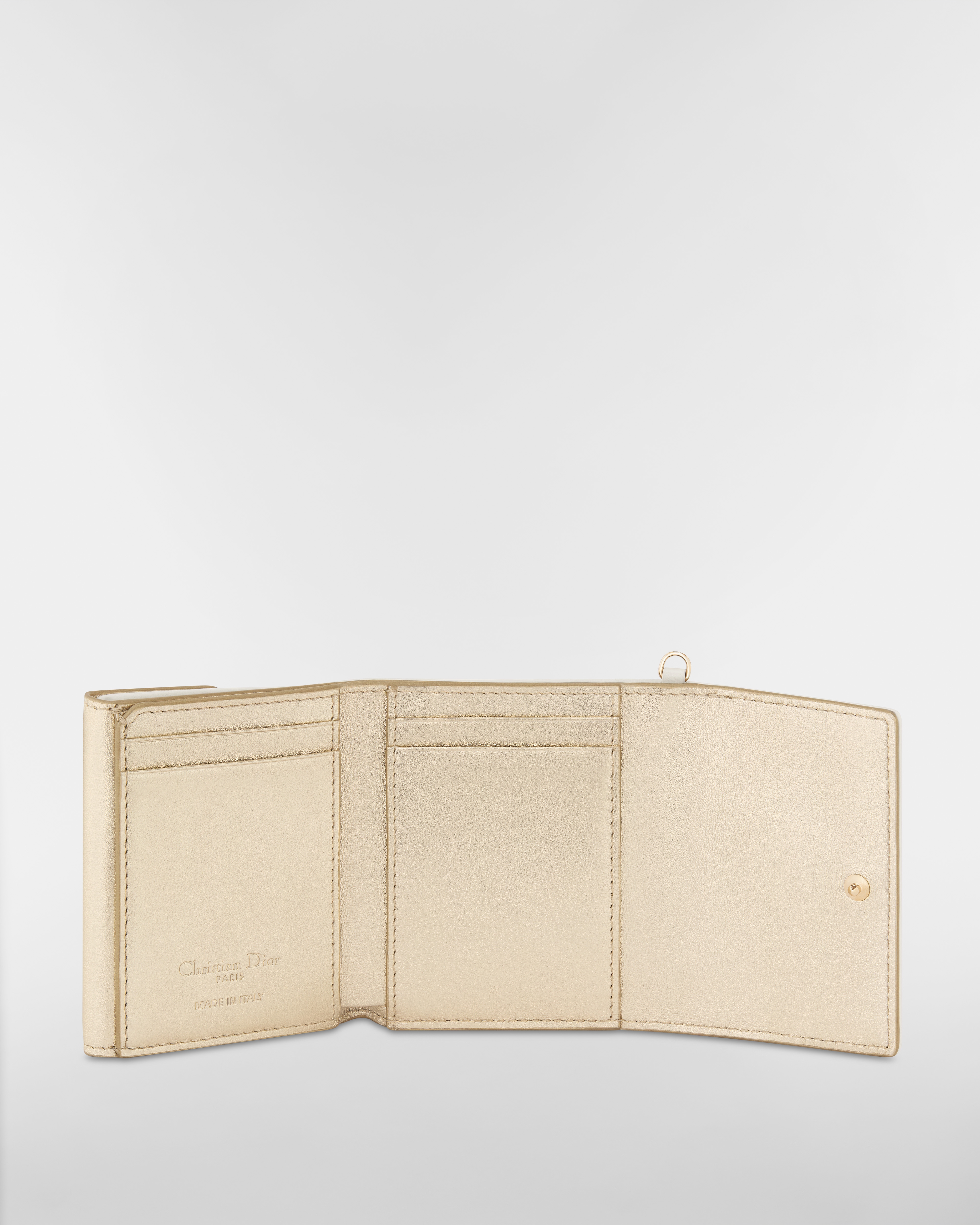 【日本限定】Lady Dior Lotus ウォレット カナージュ ラムスキン E07