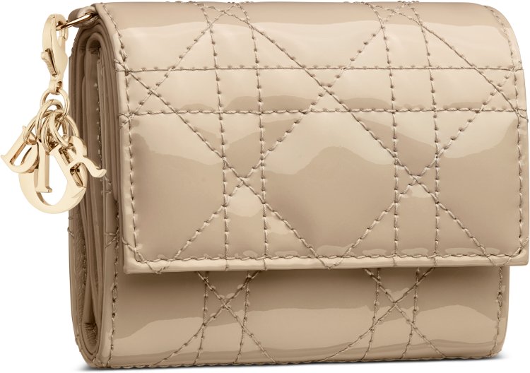 Lady Dior Lotus Wallet