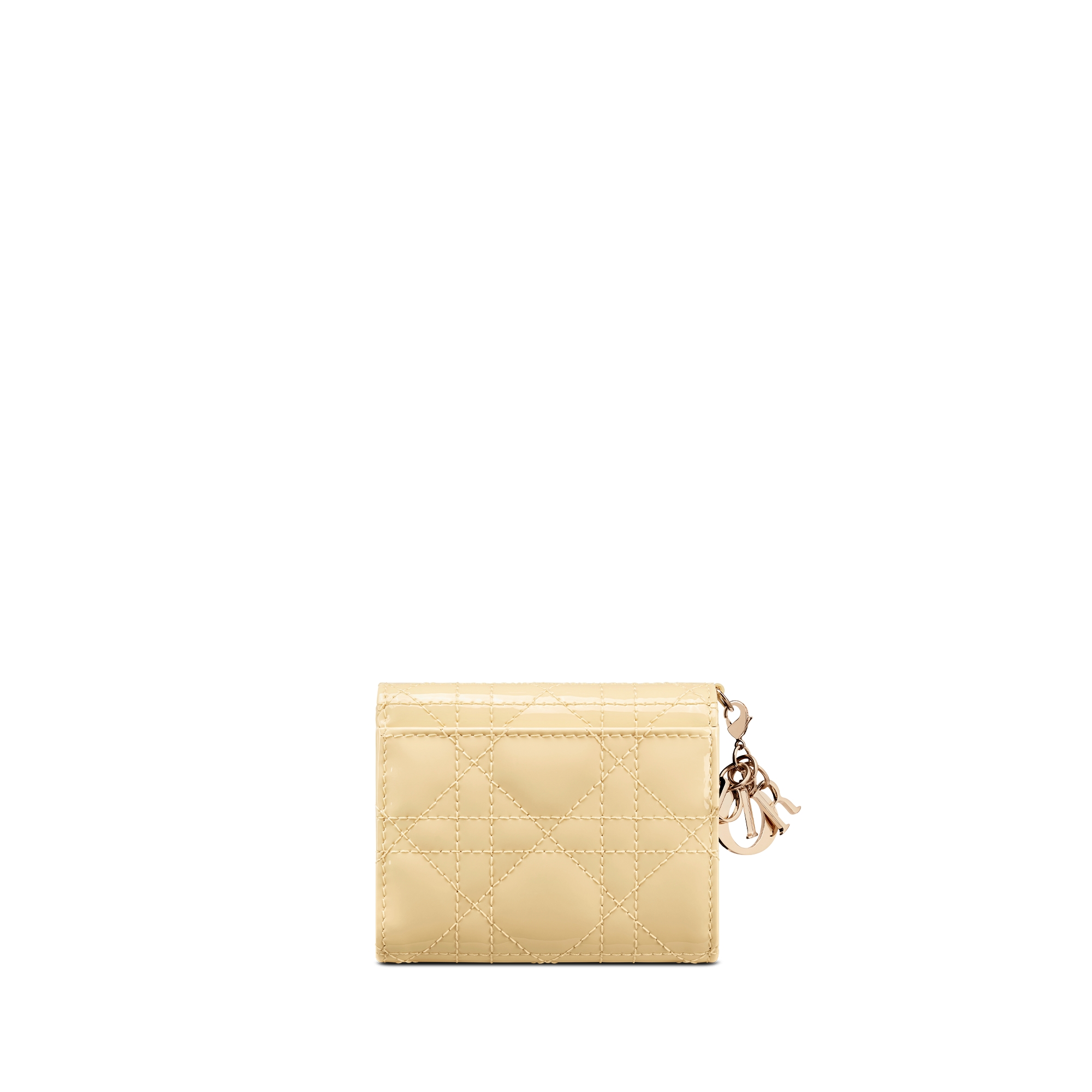 ディオール　ロータスウォレット DIOR | Lady Dior Lotus ウォレット カナージュ パテントカーフ