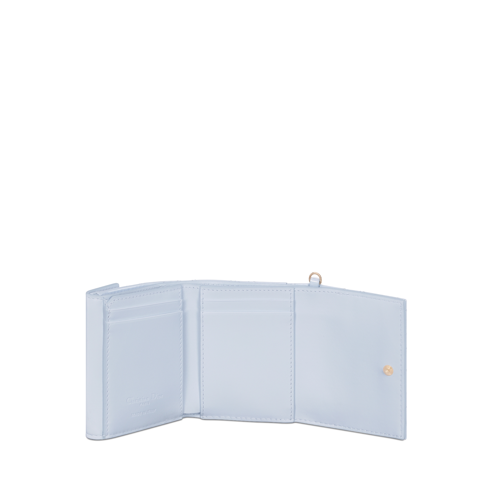 【日本限定】Lady Dior Lotus ウォレット カナージュ パテントカーフスキン E07