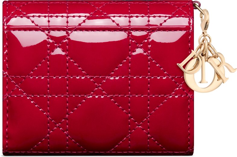 Lady Dior Lotus 錢包 aria_backView