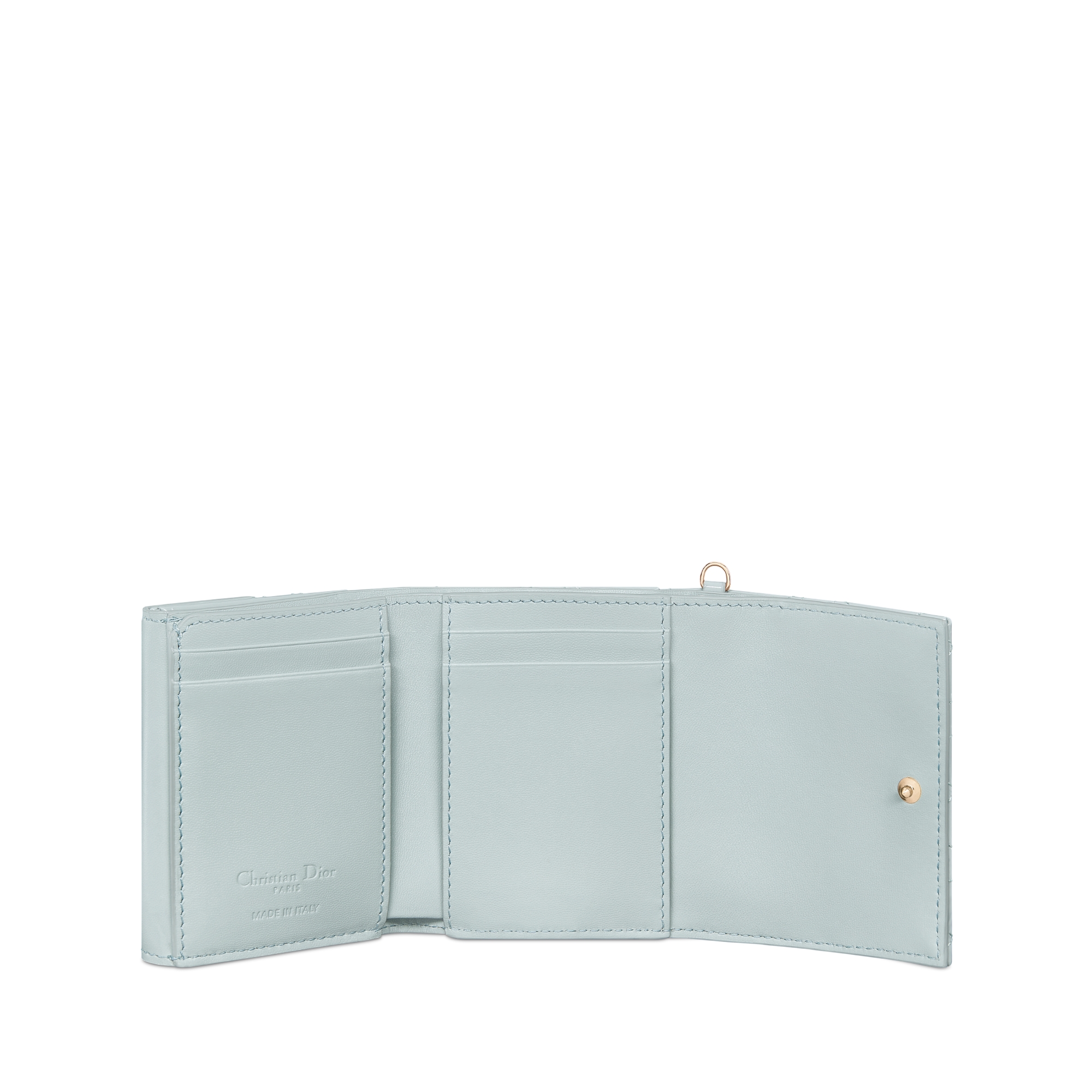 【日本限定】Lady Dior Lotus ウォレット カナージュ パテントカーフスキン E07