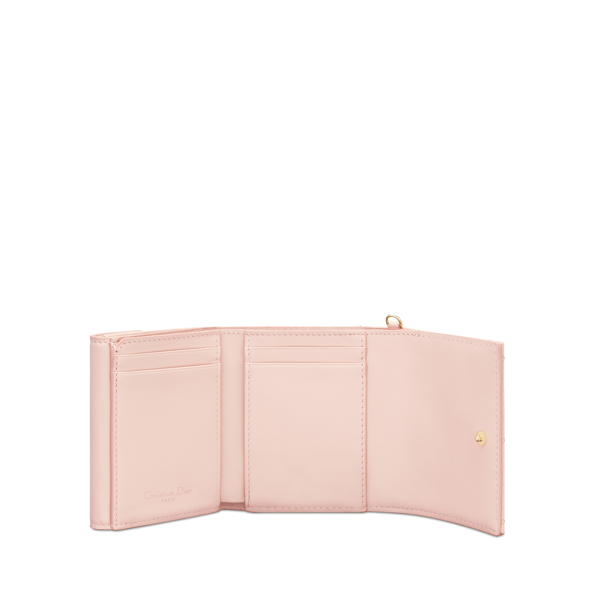 Dior レディーディオール ロータスウォレット パテントカーフ