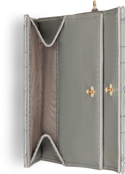 DIOR | 【日本限定】Lady Dior Lotus ウォレット カナージュ パテントカーフスキン