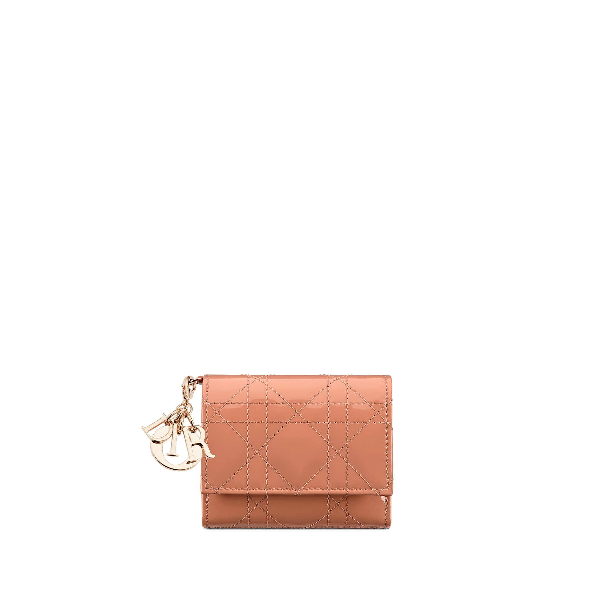 DIOR | Lady Dior Lotus ウォレット カナージュ パテントカーフ