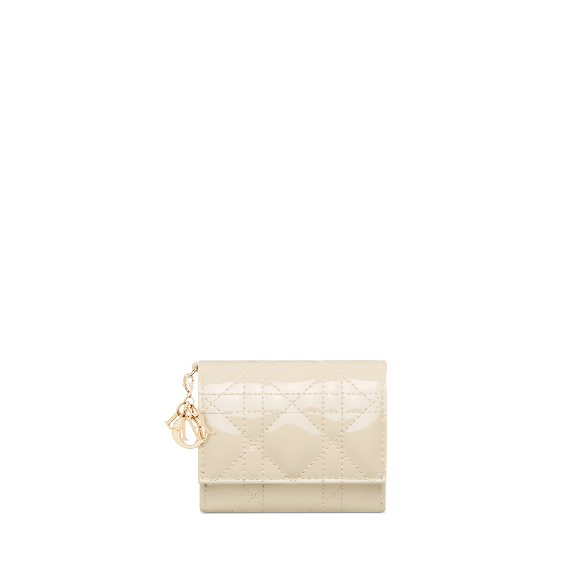 DIOR | Lady Dior Lotus ウォレット カナージュ パテントカーフスキン