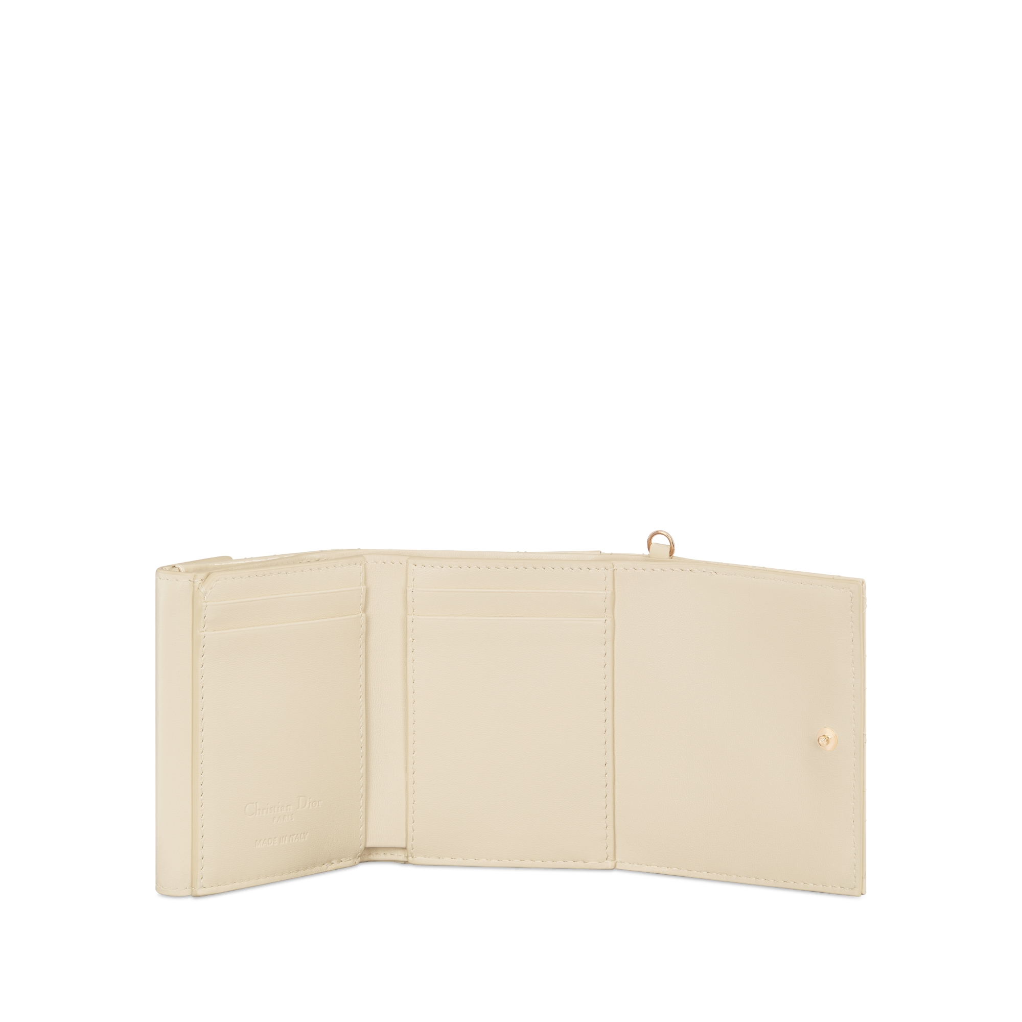 【日本限定】Lady Dior Lotus ウォレット カナージュ パテントカーフスキン E07