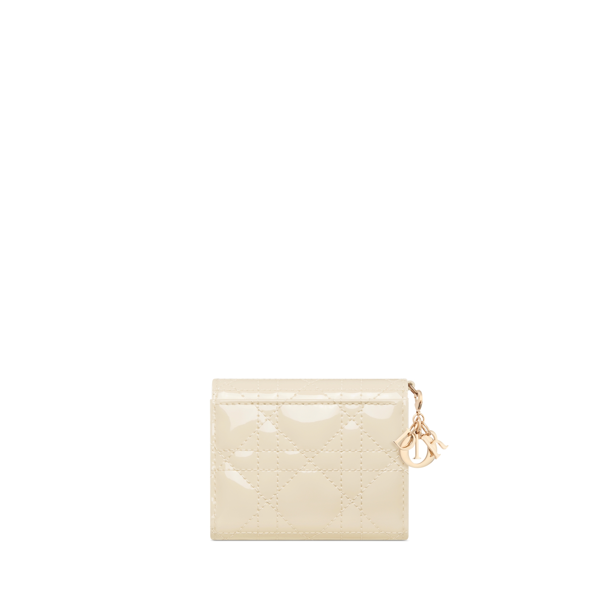 【日本限定】Lady Dior Lotus ウォレット カナージュ パテントカーフスキン E08