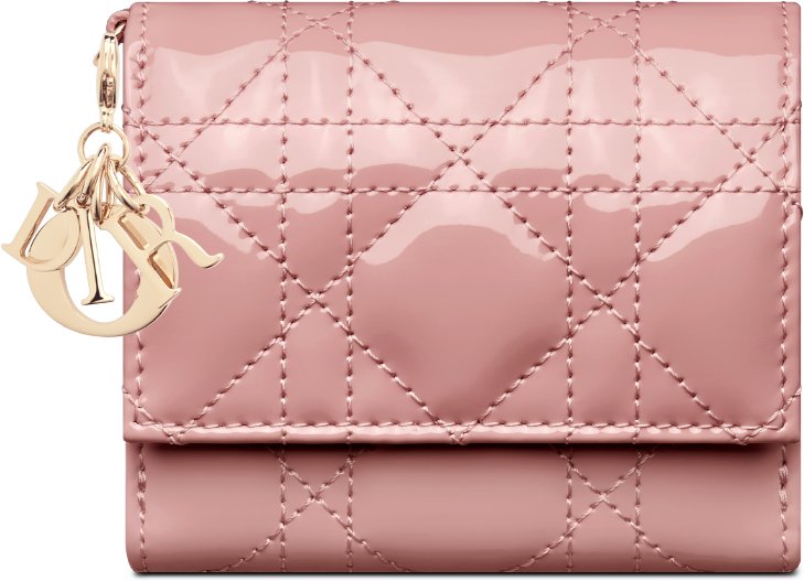 Lady Dior Lotus 錢包 aria_frontView