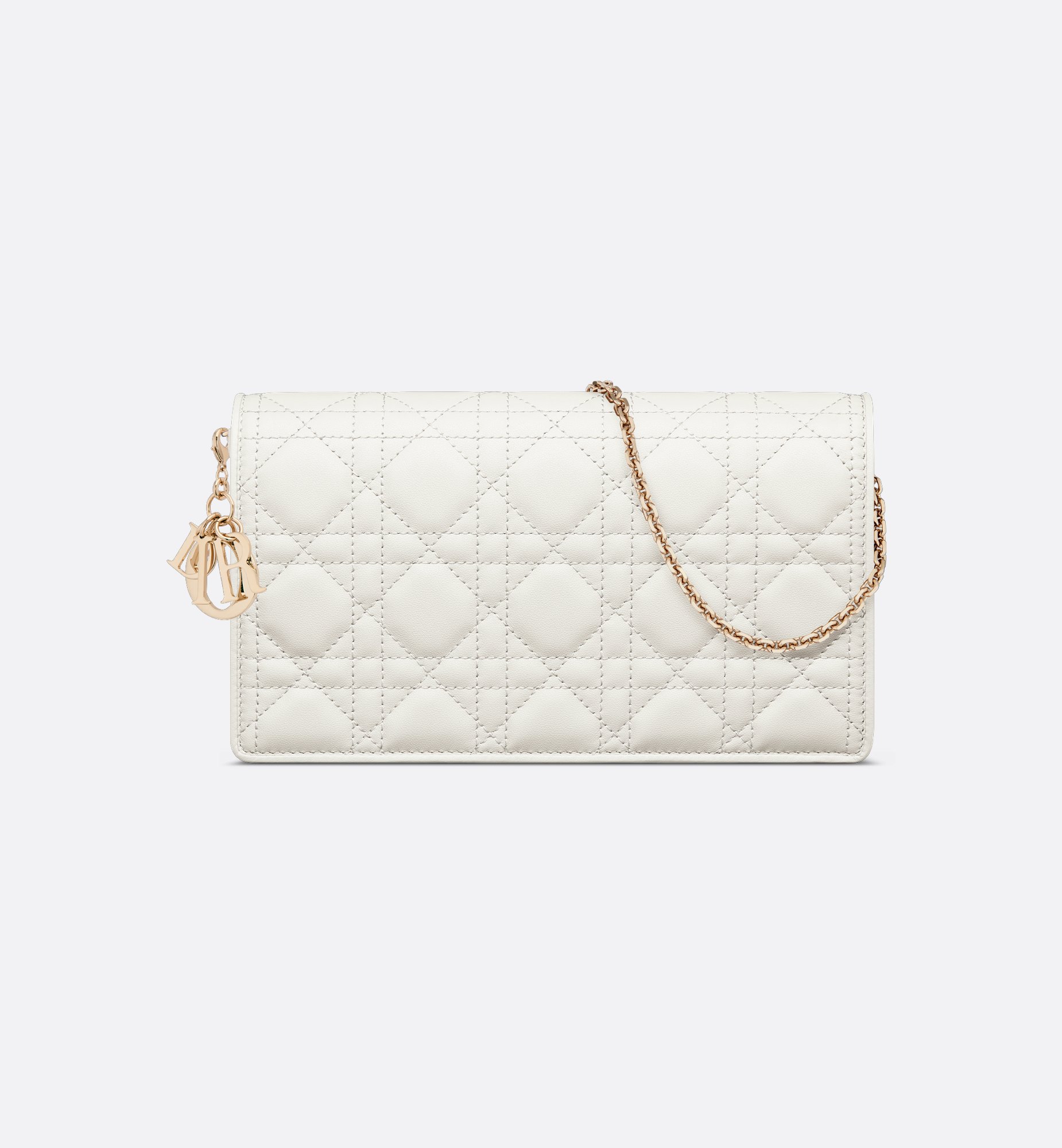 DIOR | Lady Dior チェーンポーチ カナージュ ラムスキン DIOR | Lady Dior チェーンポーチ カナージュ ラムスキン