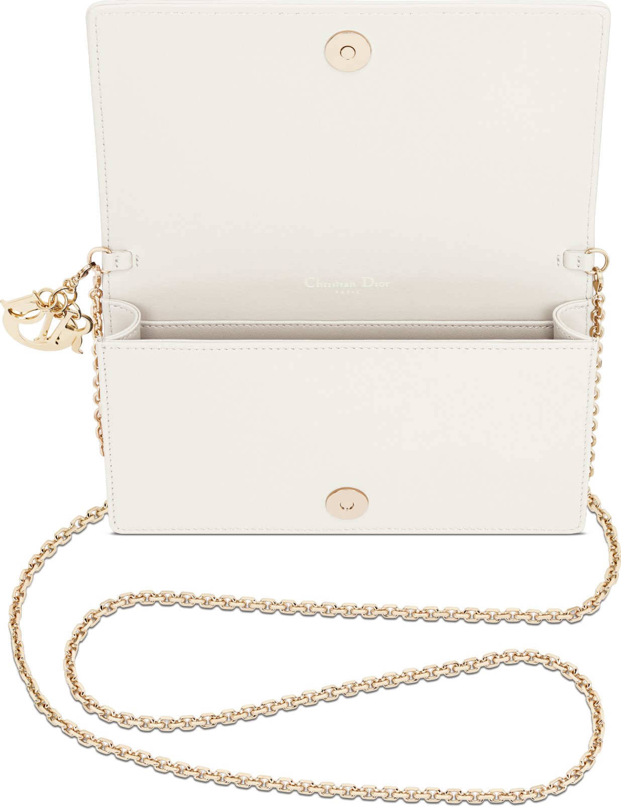 Lady Dior Pouch with Chain Top shot view