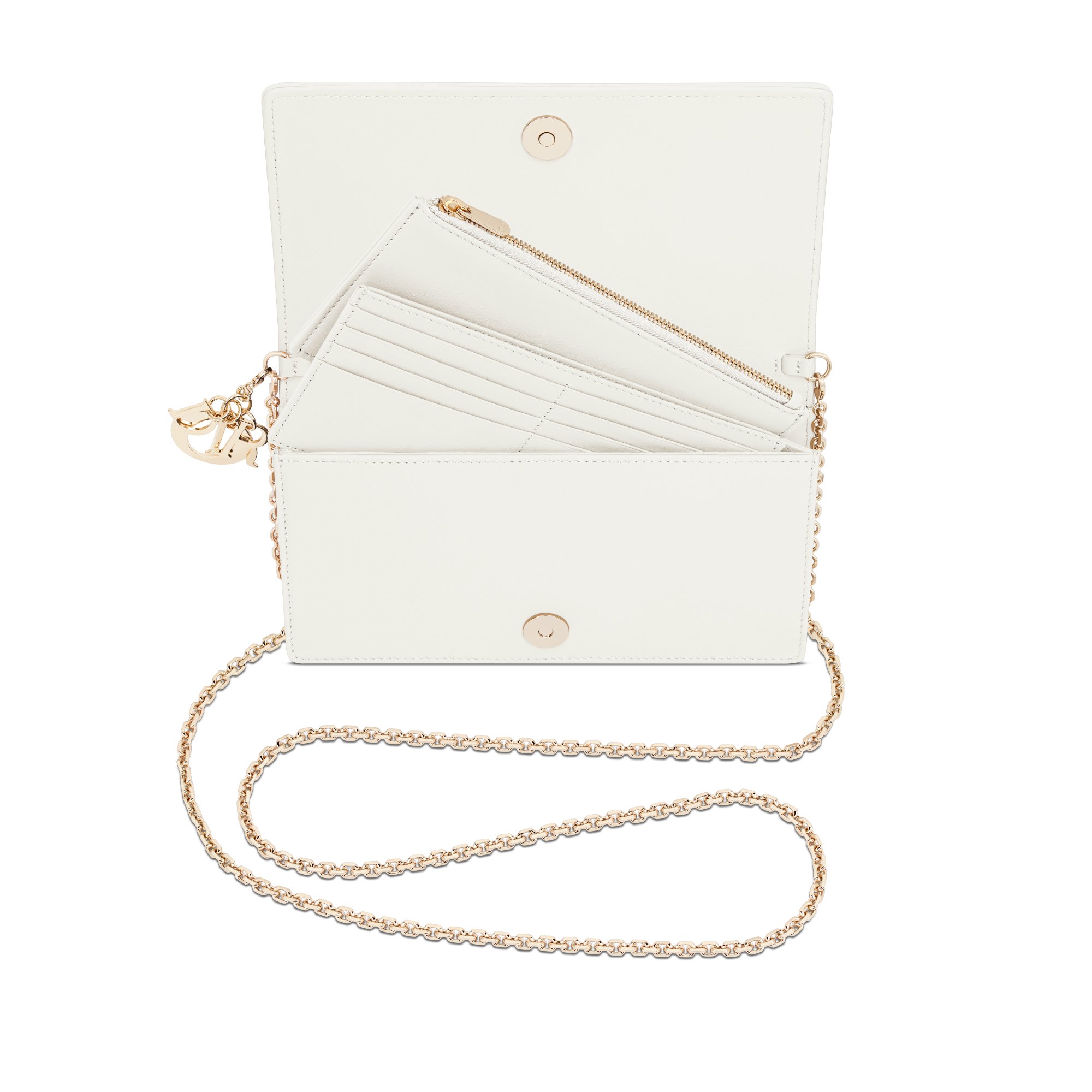 Lady Dior Pouch with Chain Detailed view