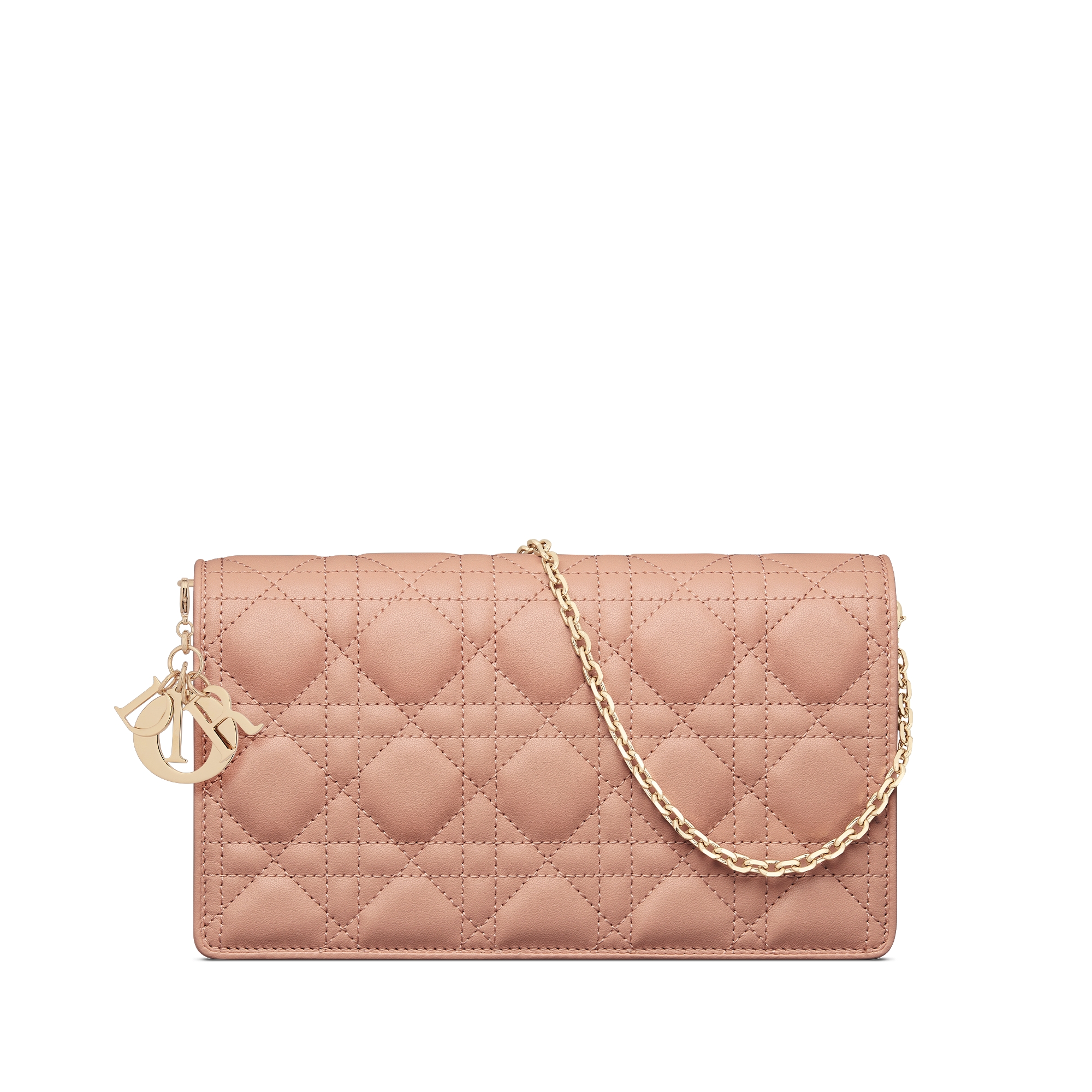 Medium Lady Dior Bag Blush Cannage Lambskin | DIOR