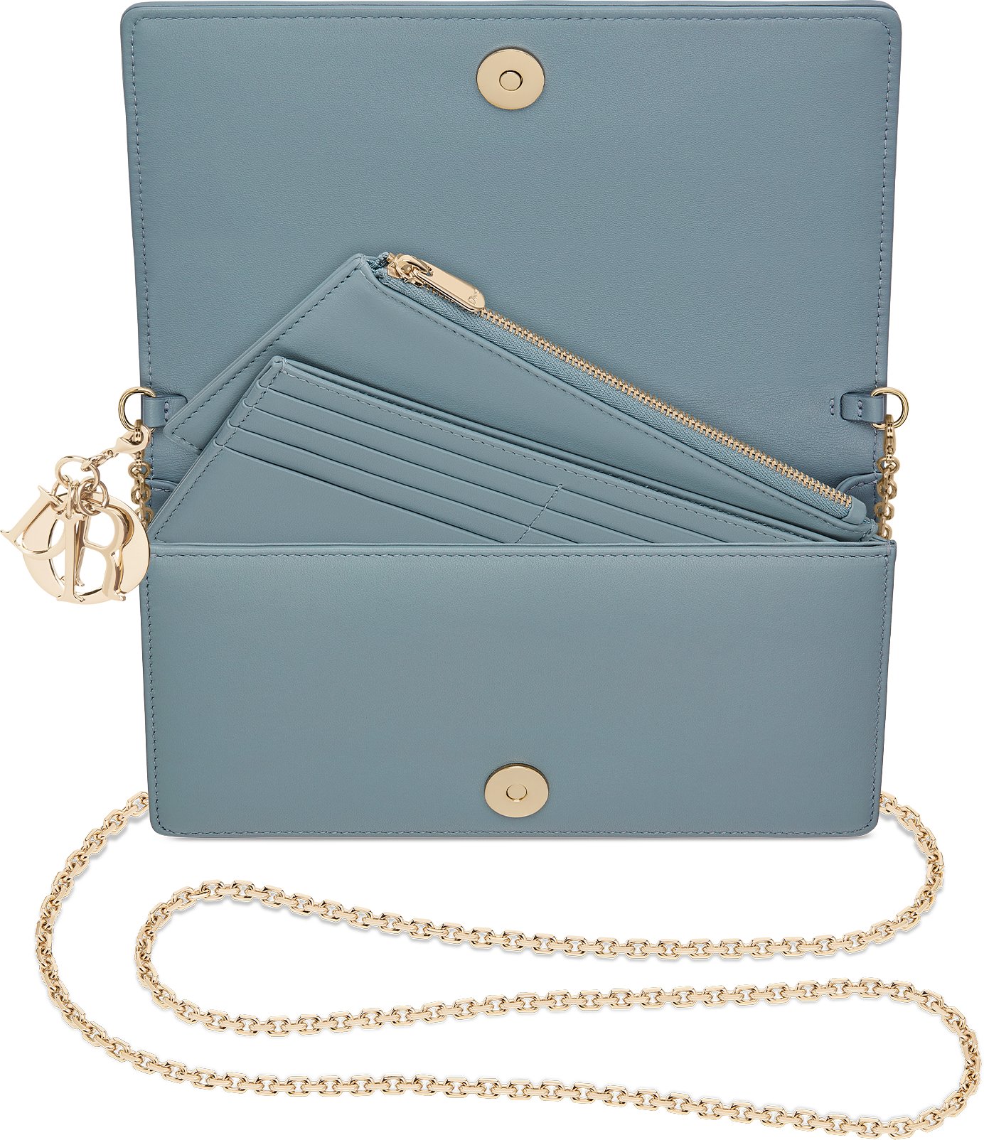 Lady Dior Pouch with Chain Detailed view