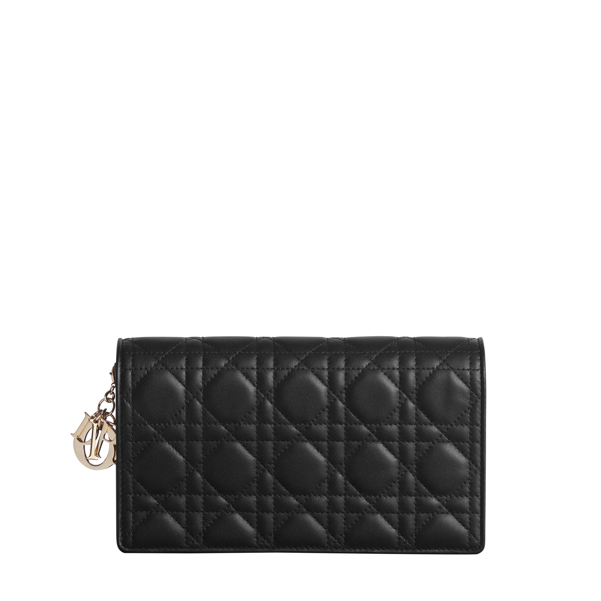  หนังแกะลาย Cannage สีดำ