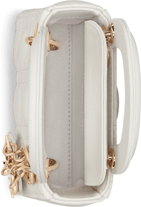Lady dior mini white store