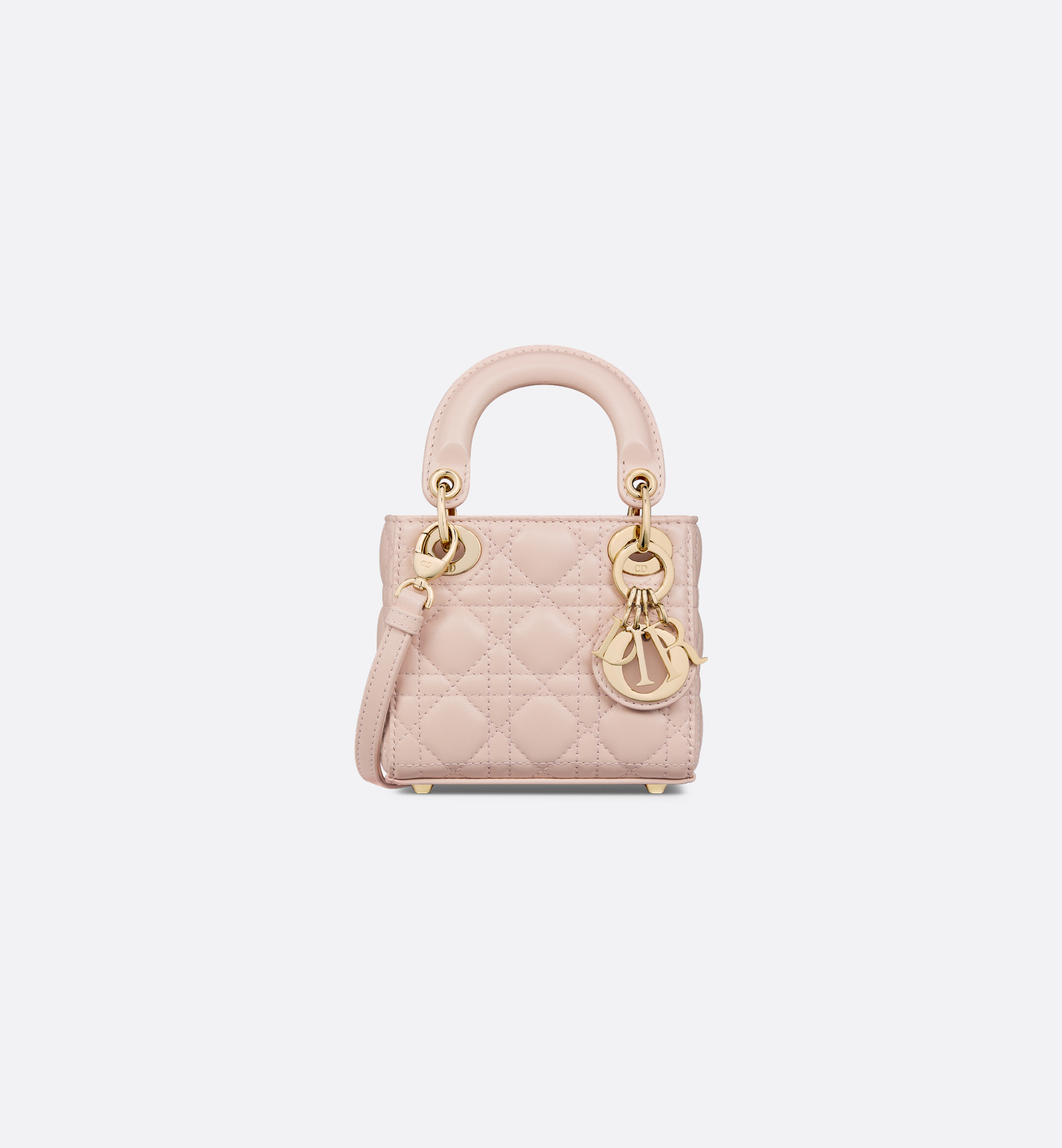 DIOR | Lady Dior マイクロバッグ カナージュ ラムスキン DIOR | Lady Dior マイクロバッグ カナージュ ラムスキン