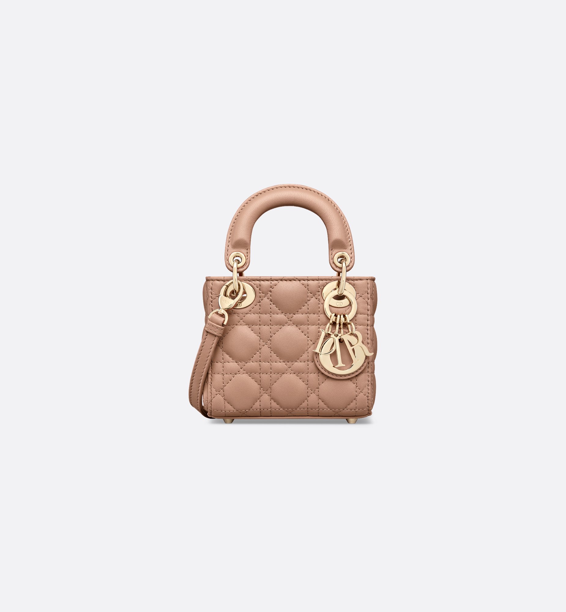 DIOR | Lady Dior マイクロバッグ カナージュ ラムスキン DIOR | Lady Dior マイクロバッグ カナージュ ラムスキン