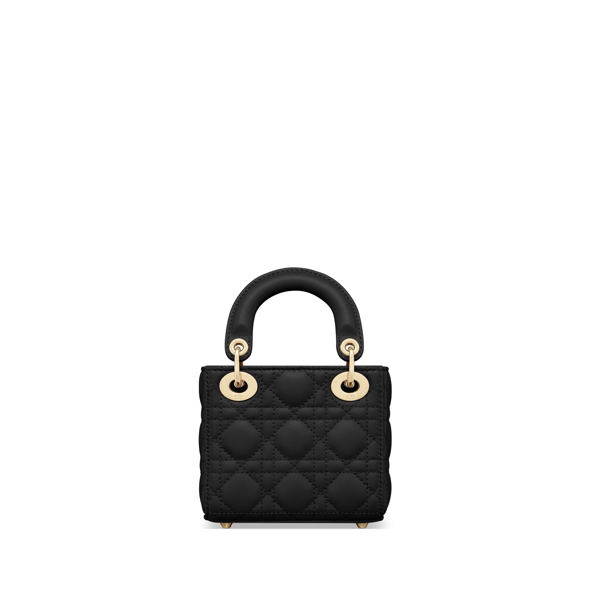Lady Dior Micro Bag Black Cannage Lambskin E08