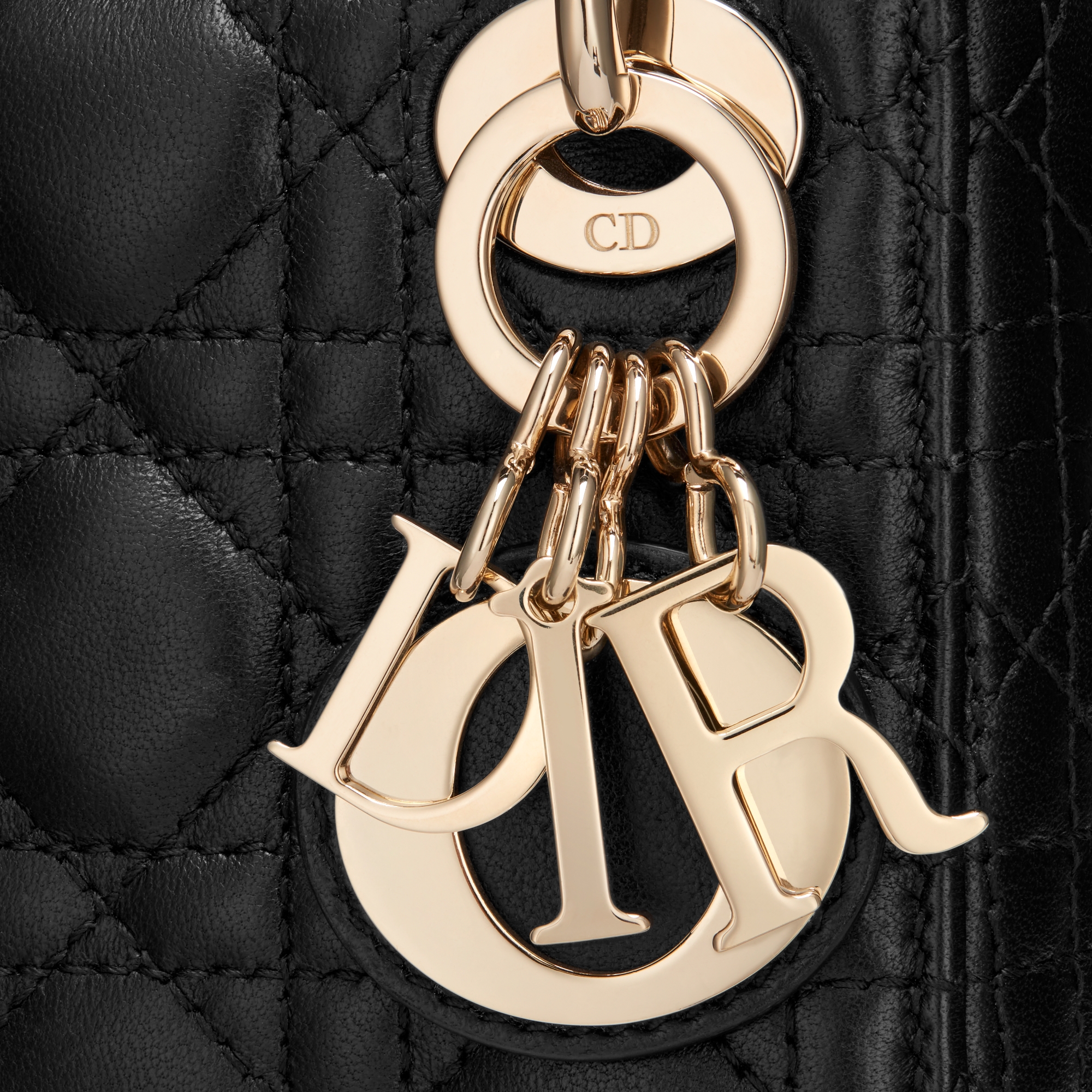 Lady Dior Micro Bag Black Cannage Lambskin E09