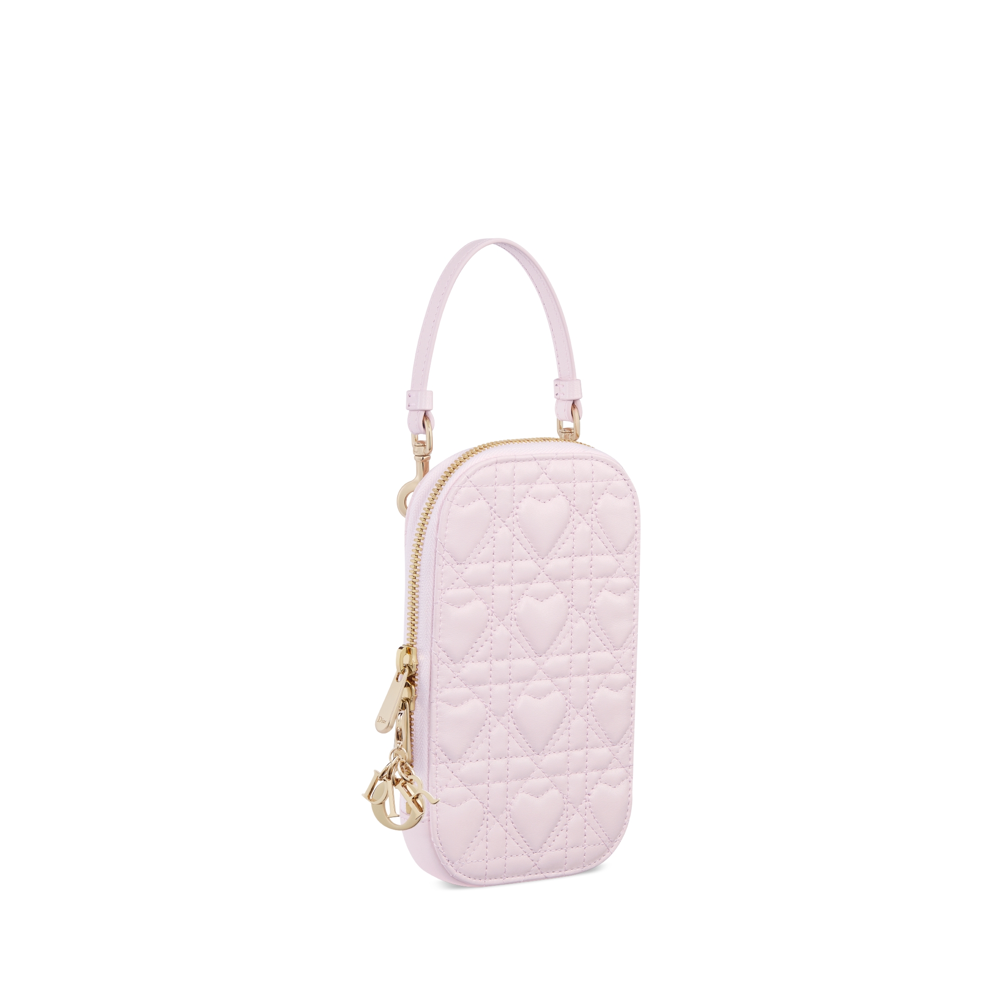 【日本限定】Lady Dior Call'in Dior フォンホルダー ハート カナージュ ラムスキン E03
