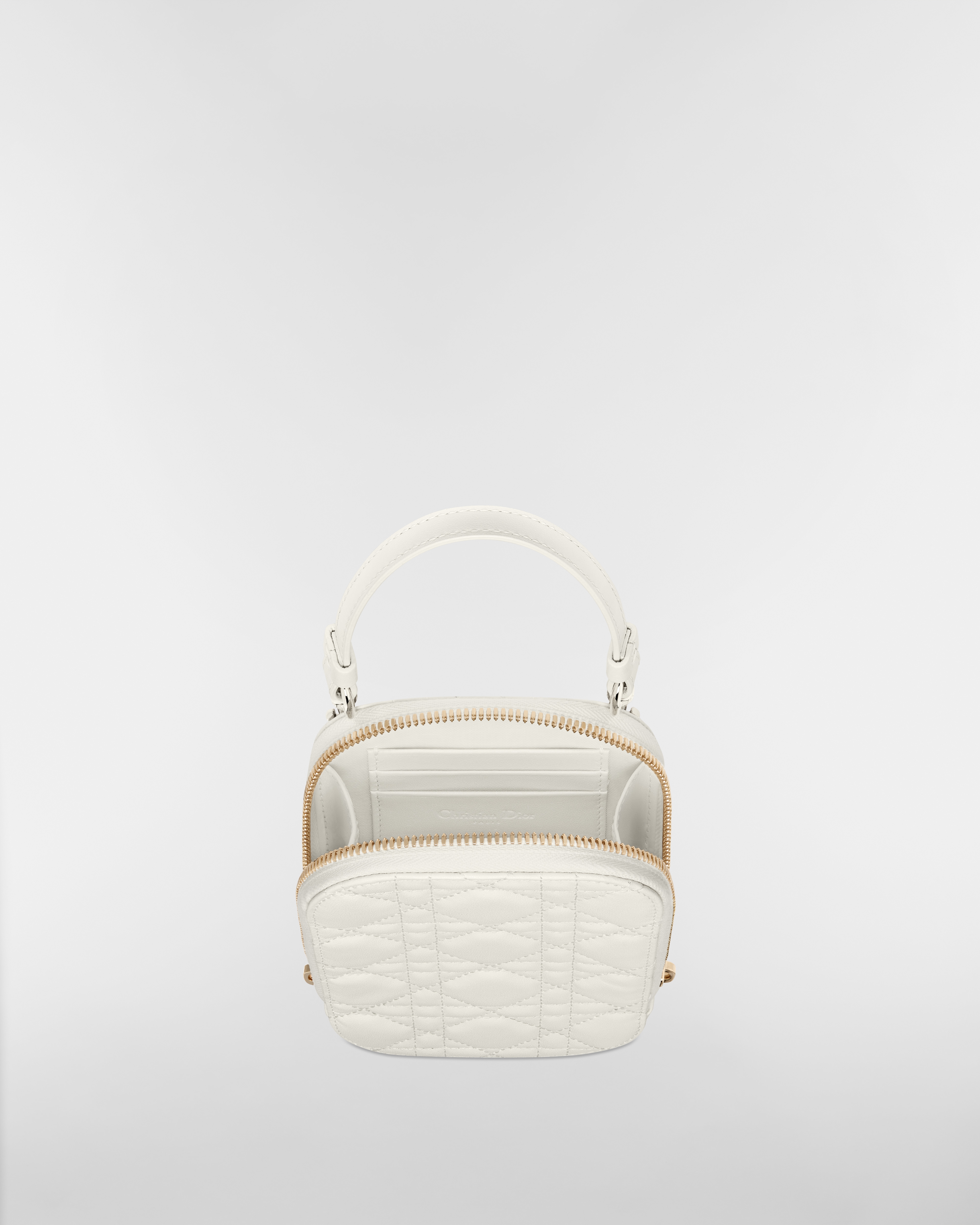 Lady Dior Call'in Dior Phone Holder Latte Cannage Lambskin E06