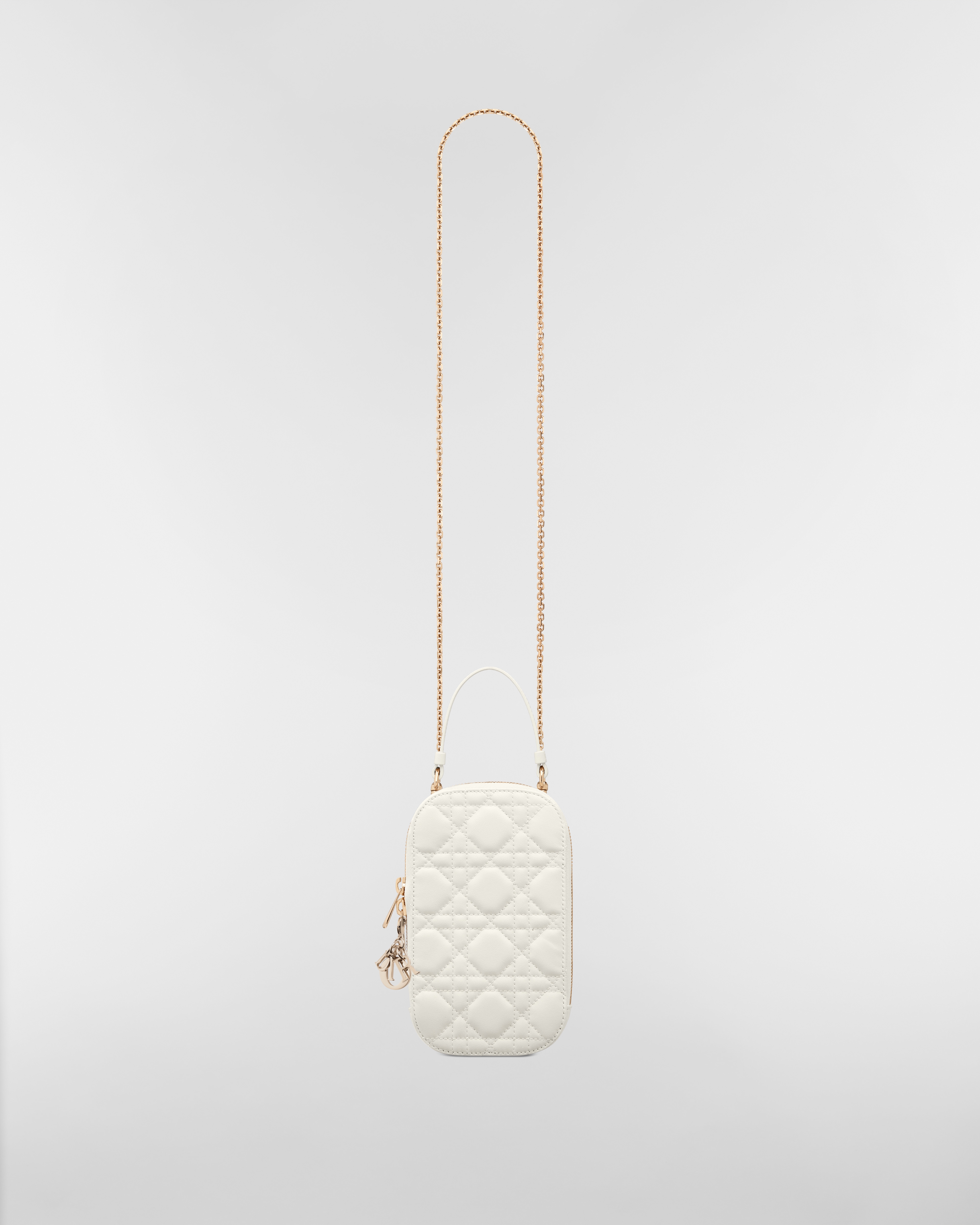 Lady Dior Call'in Dior フォンホルダー カナージュ ラムスキン E07