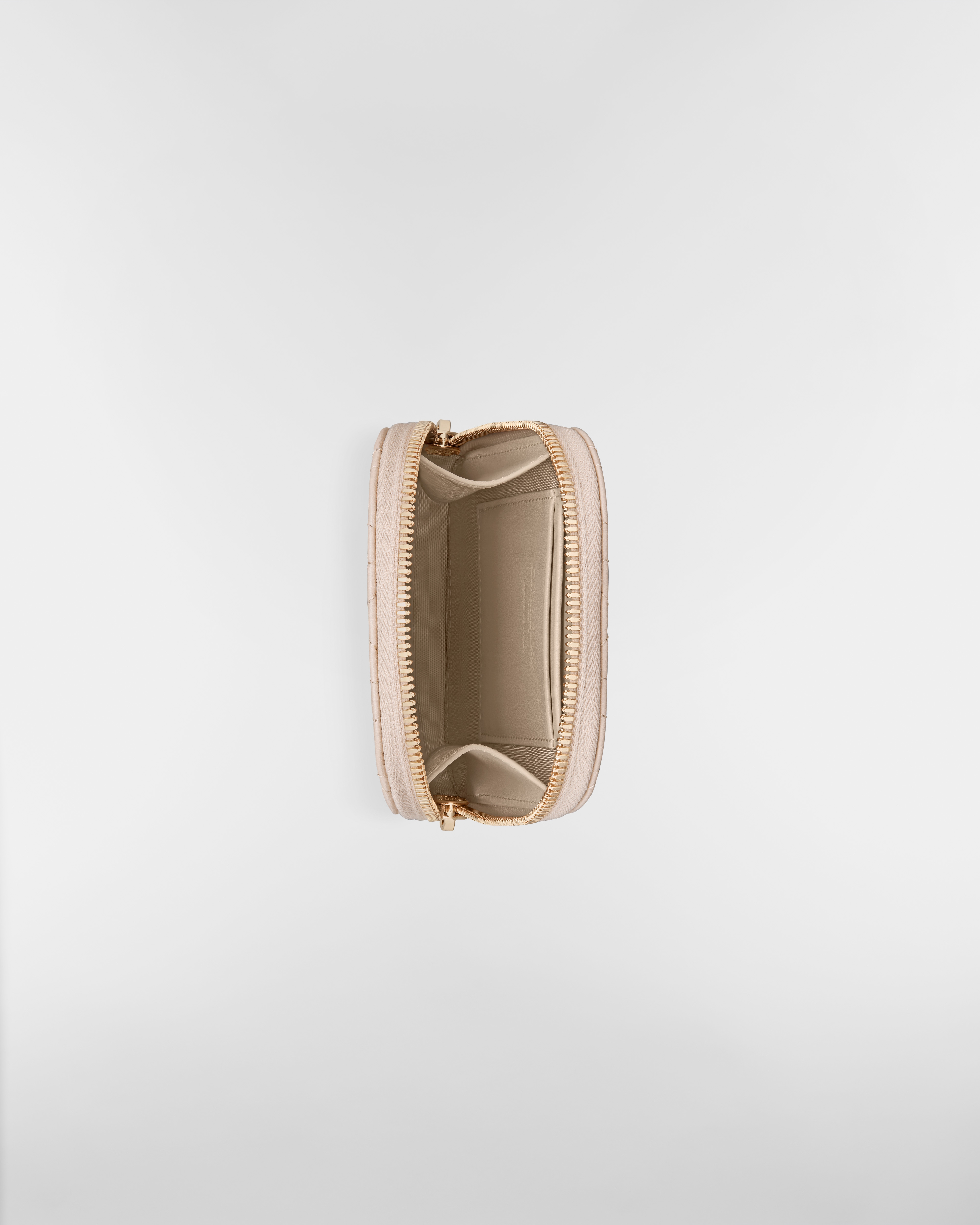 Lady Dior Call'in Dior 휴대폰 홀더 파우더 베이지 까나쥬 양가죽 E06