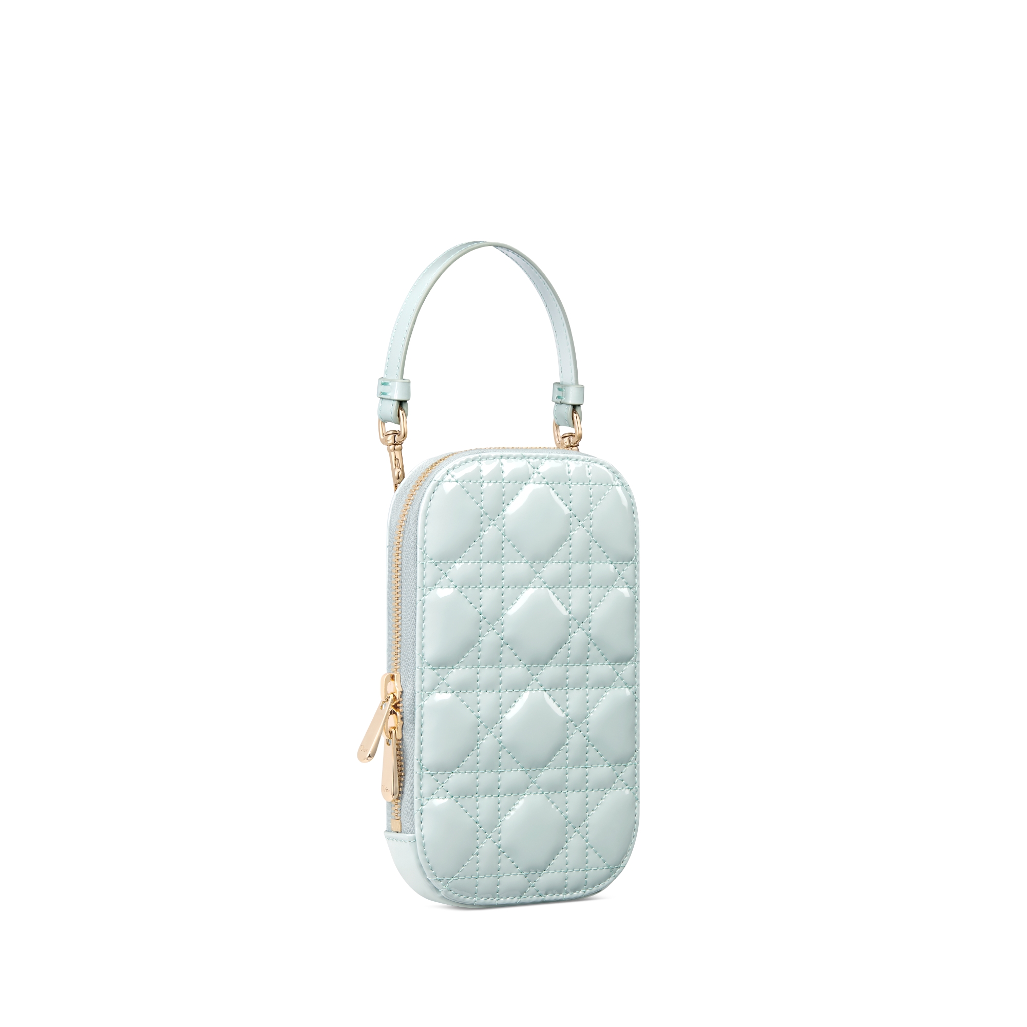 【日本限定】Lady Dior Call'in Dior フォンホルダー カナージュ パテントカーフスキン E03