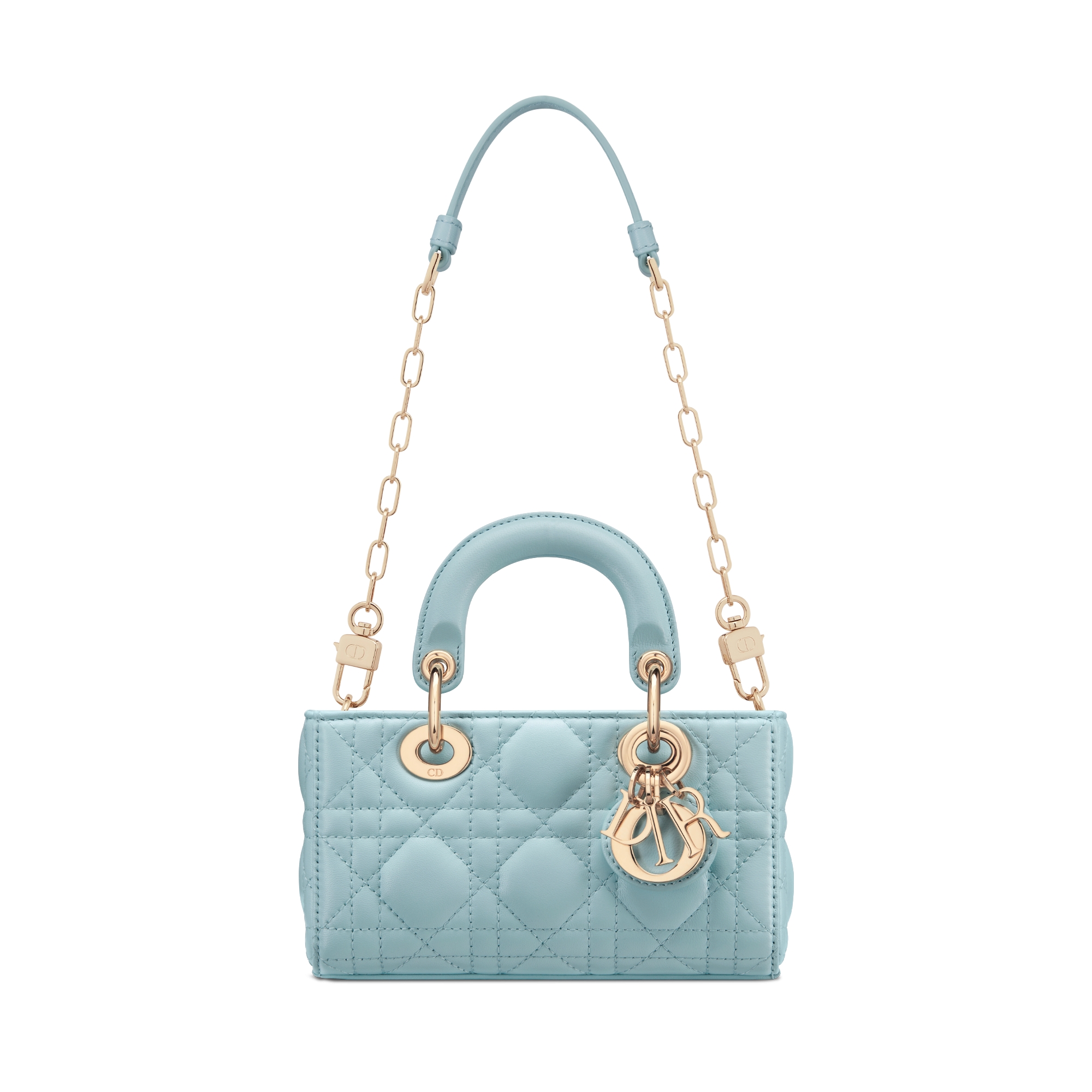 Lady D-Joy Micro Bag Celestial Blue Cannage Lambskin | DIOR