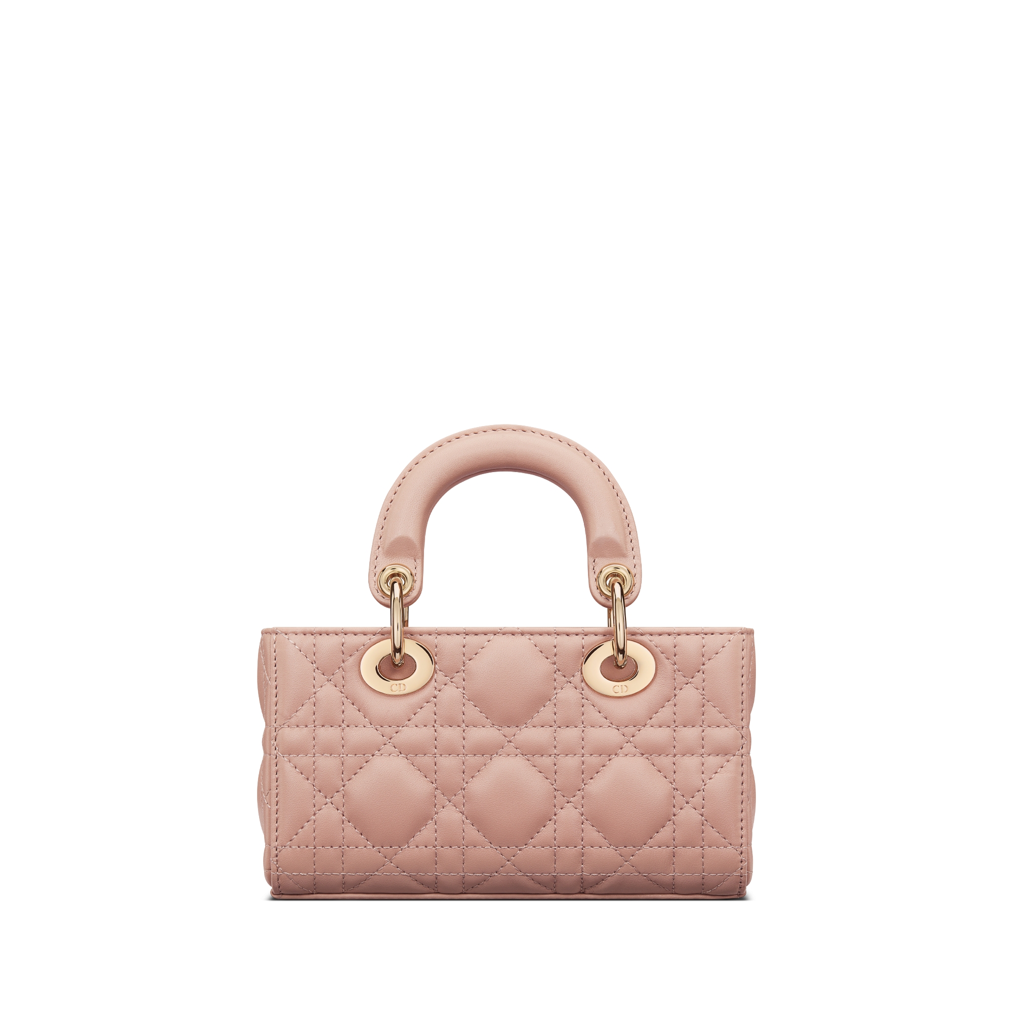 Lady D-Joy Micro Bag Rose des Vents Cannage Lambskin E08