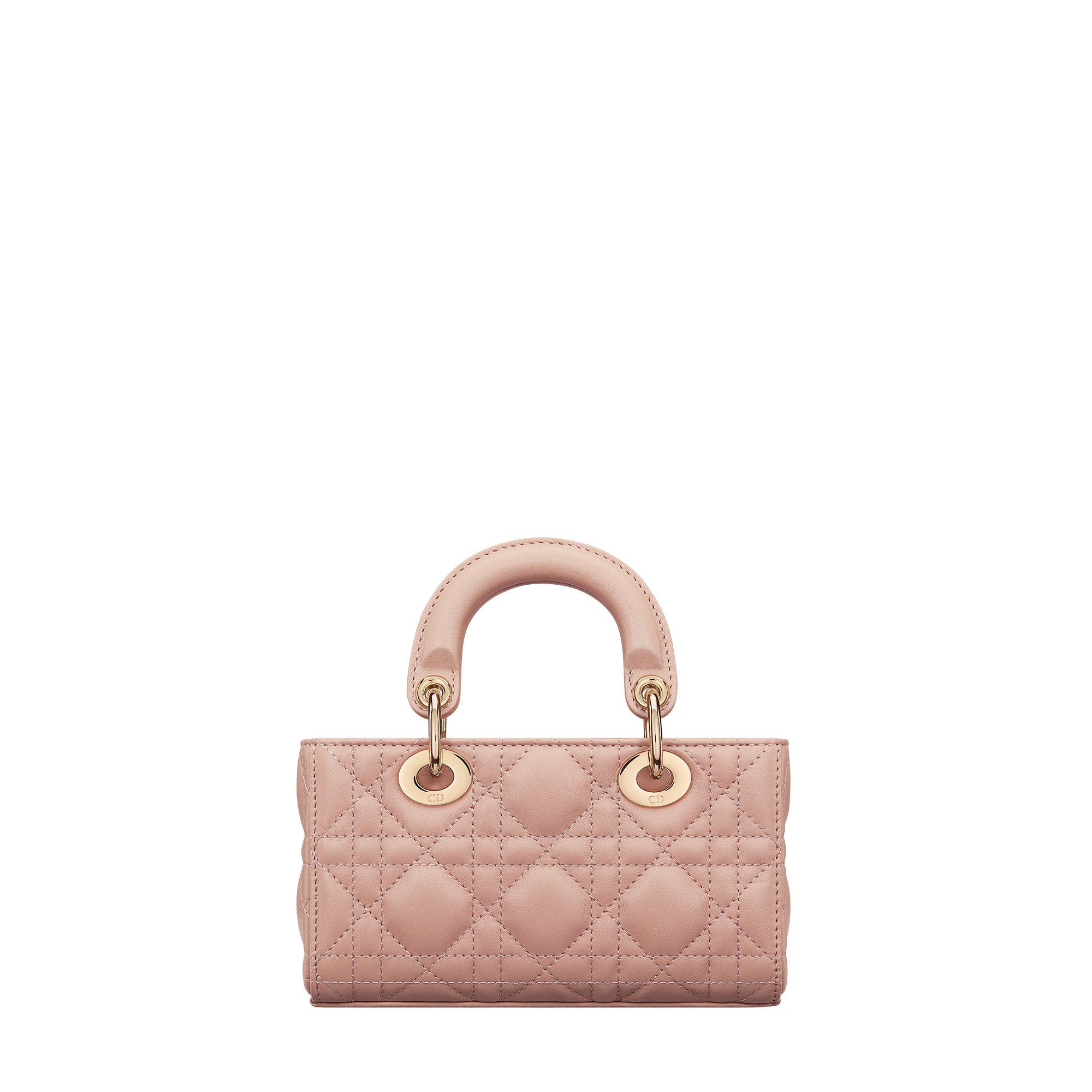 Lady D-Joy Micro Bag Rose des Vents Cannage Lambskin E08