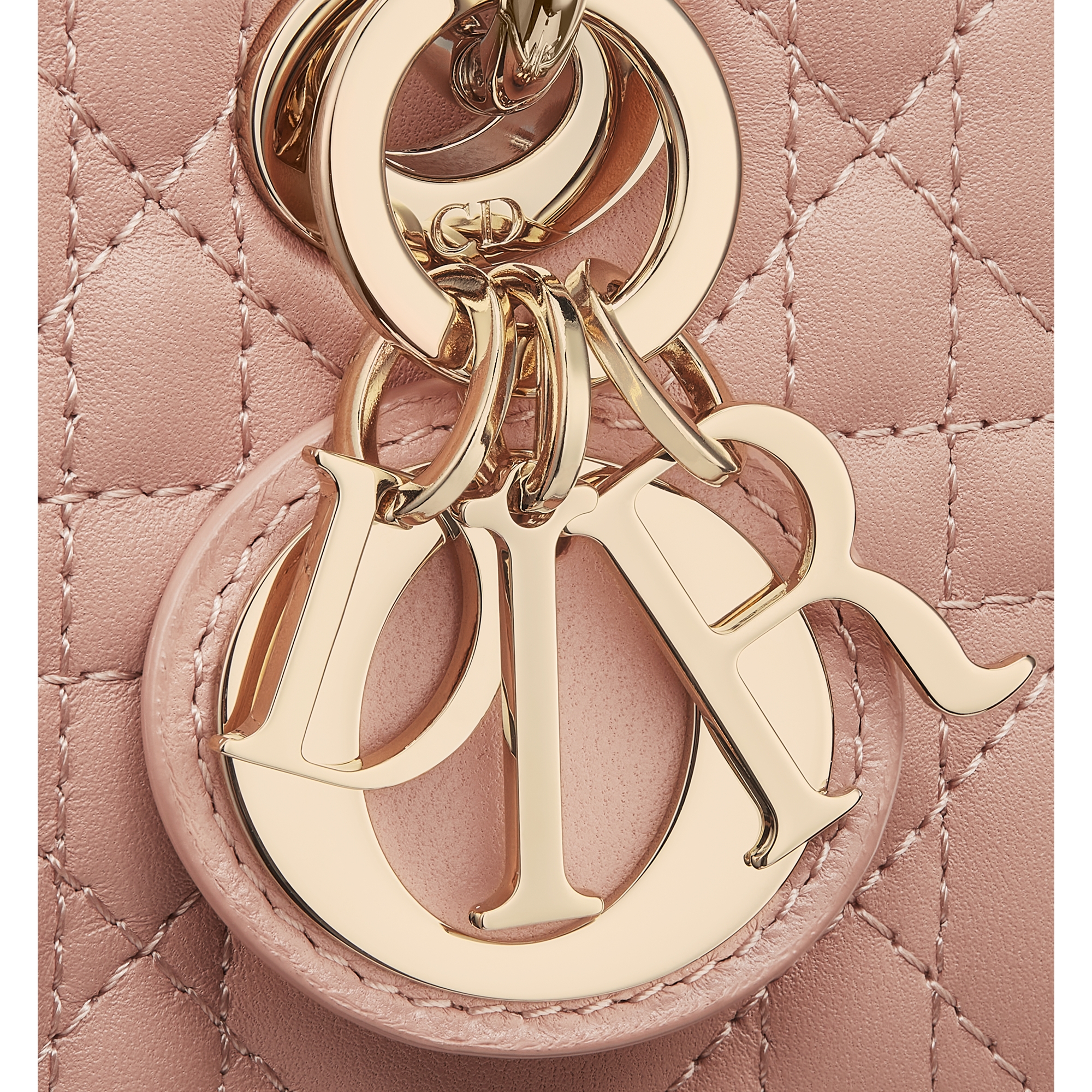 Lady D-Joy Micro Bag Rose des Vents Cannage Lambskin E09