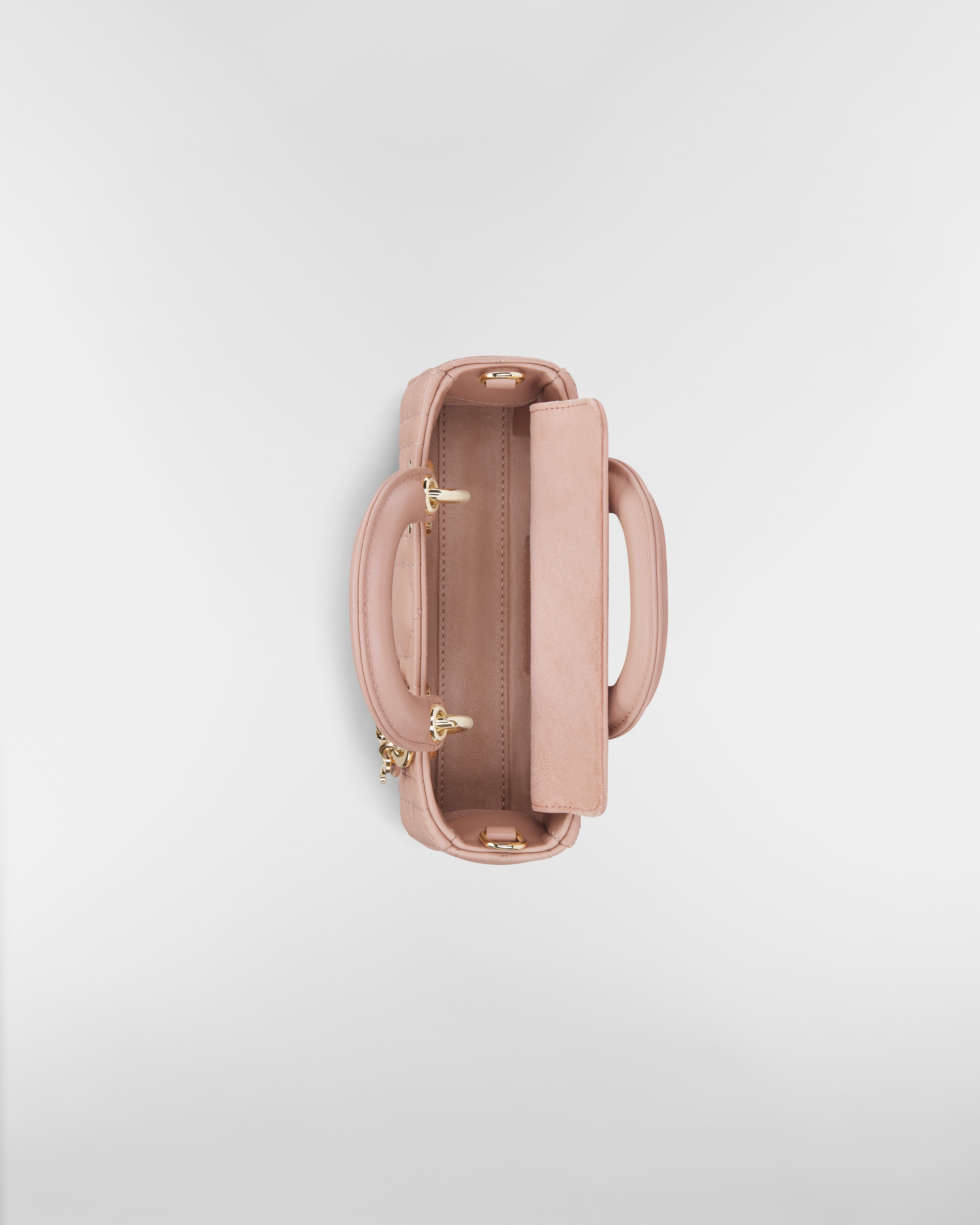 Lady D-Joy Micro Bag Rose des Vents Cannage Lambskin E06