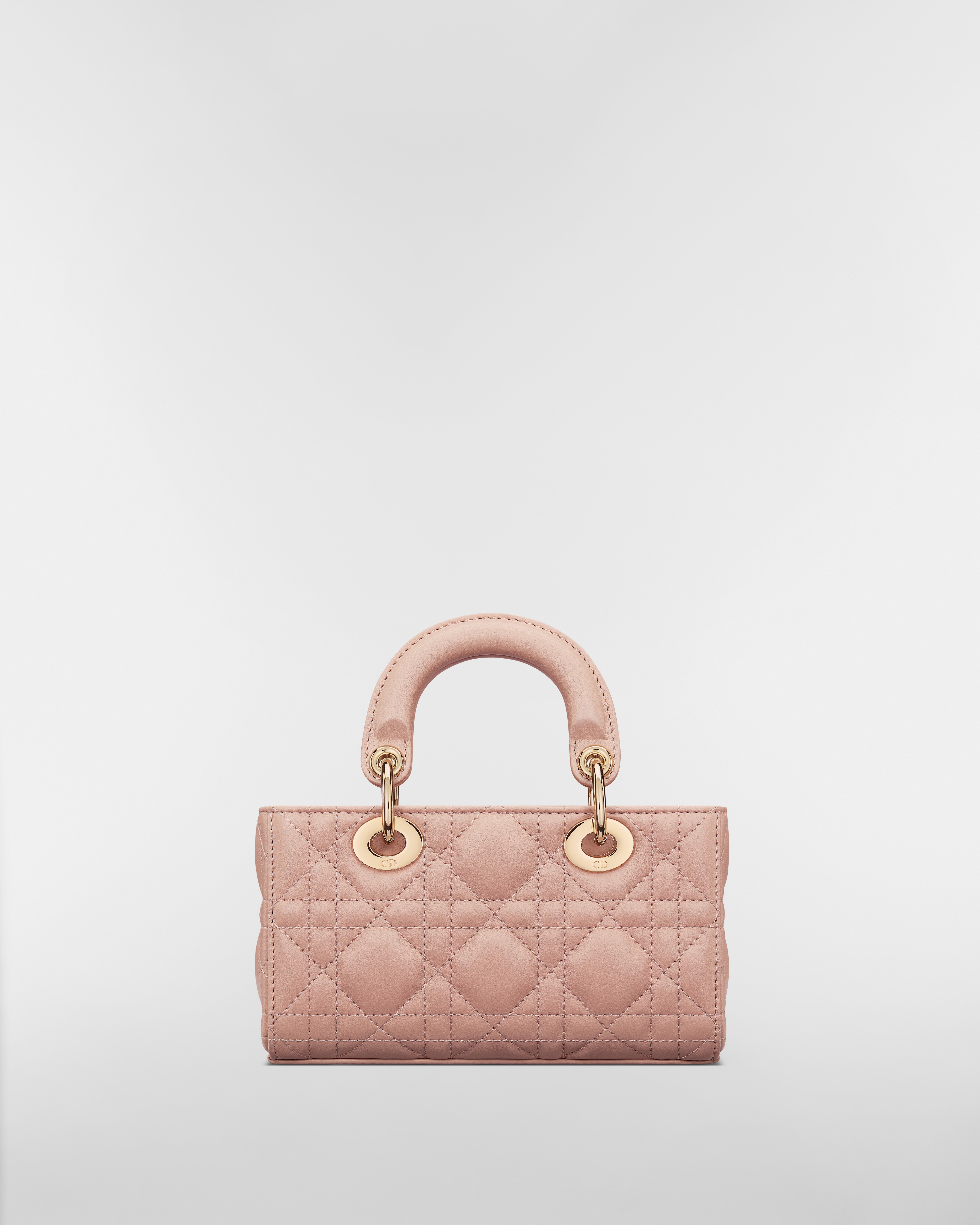 Lady D-Joy Micro Bag Rose des Vents Cannage Lambskin E08