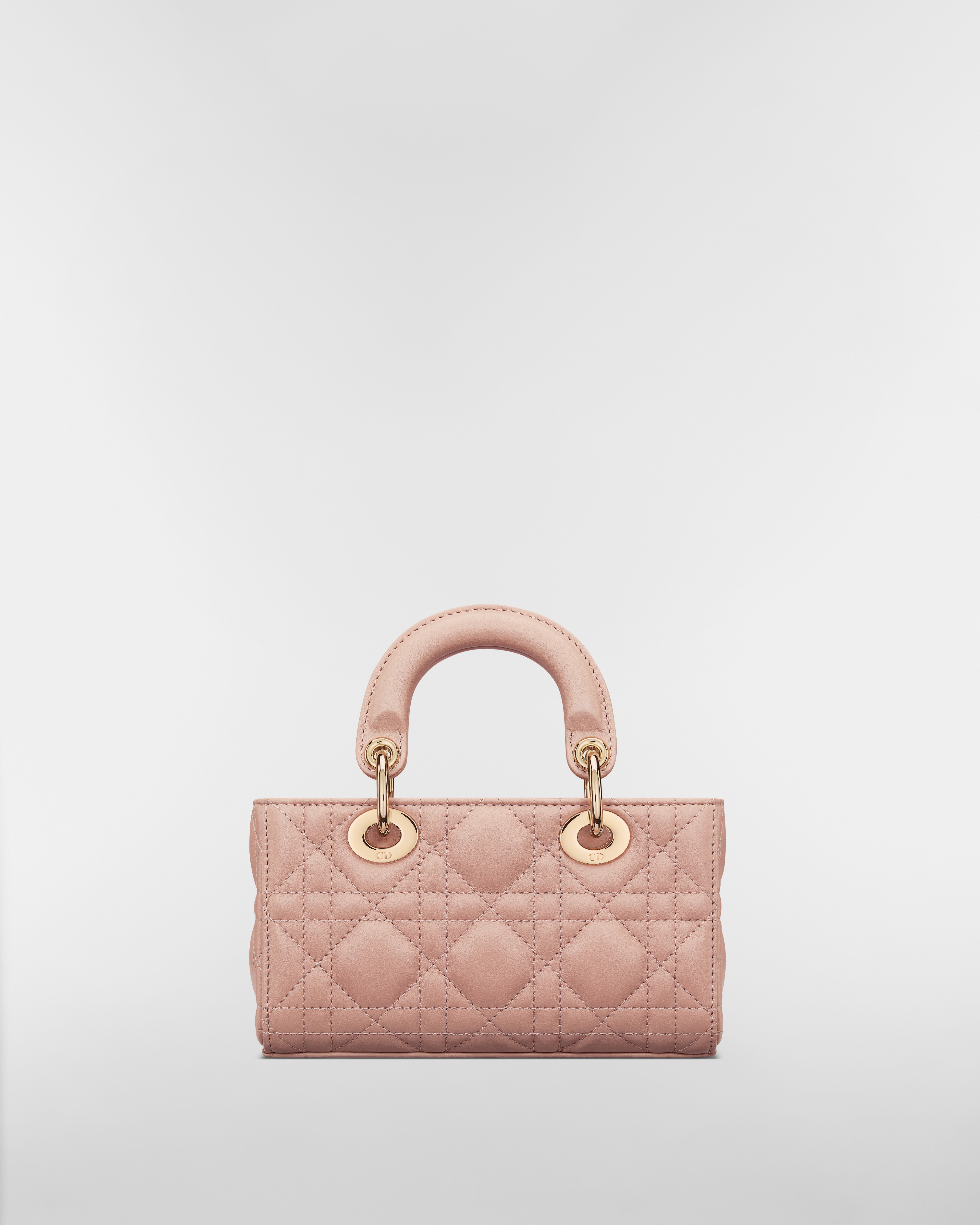 Lady D-Joy Micro Bag Rose des Vents Cannage Lambskin E08