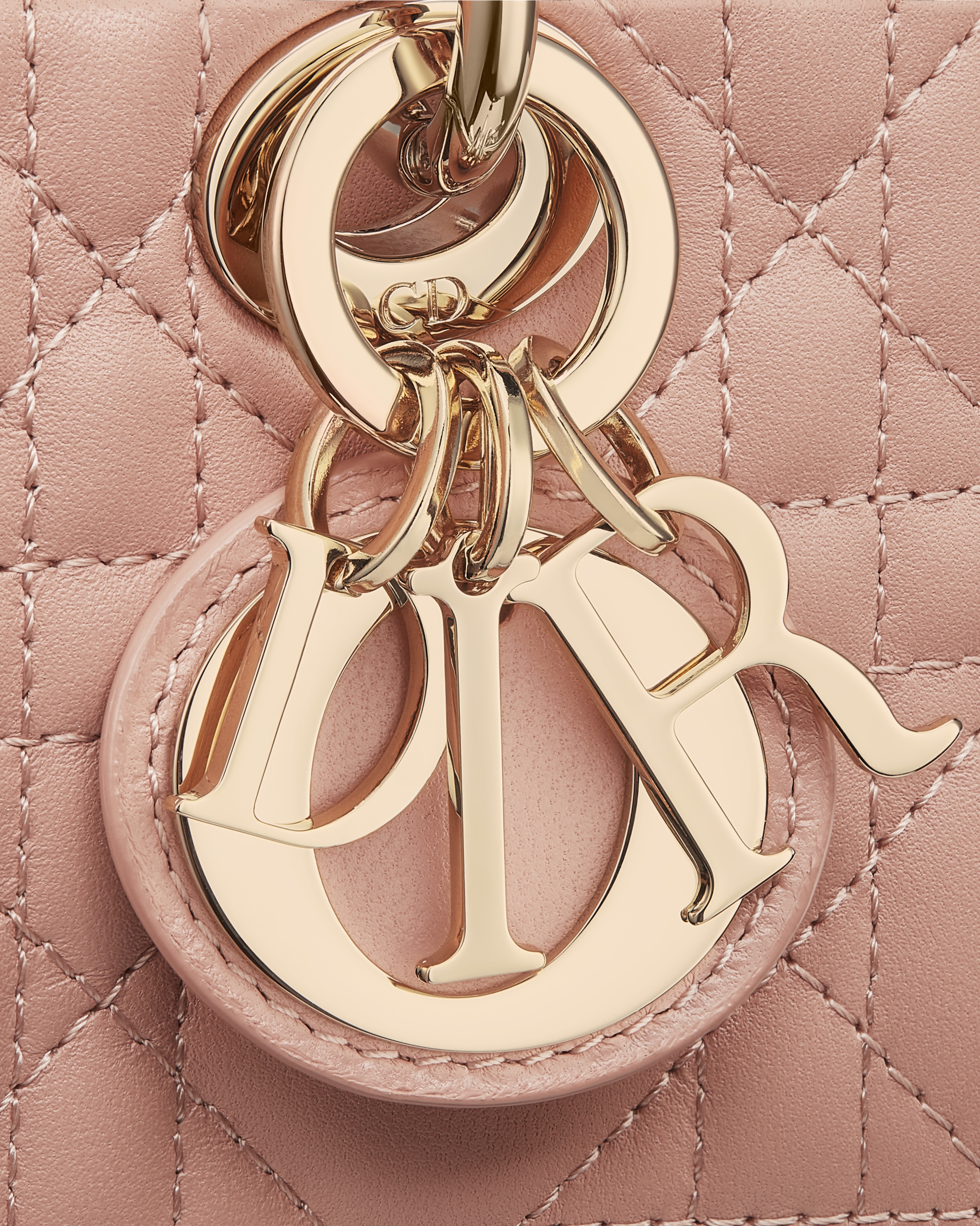 Lady D-Joy Micro Bag Rose des Vents Cannage Lambskin E09